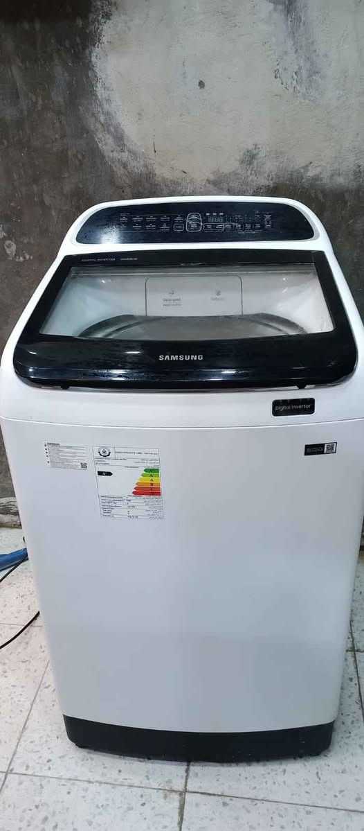 غساله سامسونج انفيرتر 15 كيلو تايلندي الاصلي كلشي ما بيه شغاله على الفحص نظيفه جدا اخت الجديده السعر 300 الف يوجد توصيل بغداد, العراق


**إذا كنت صاحب هذا الإعلان وتريد حذفه لأي سبب، رجاءا أرسل رسالة إلى الدعم الفني**