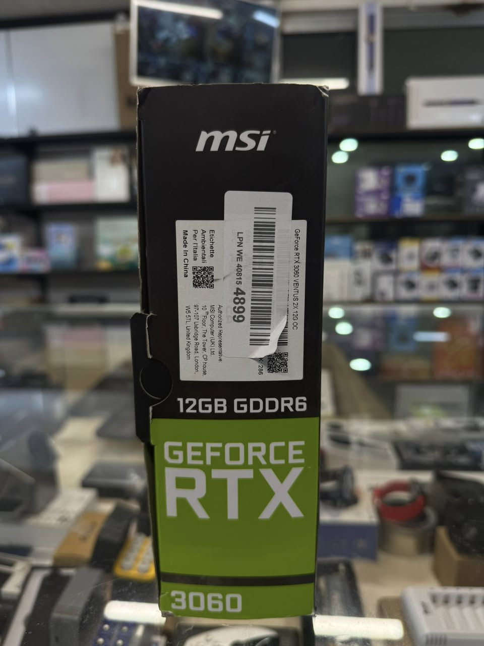 متوفر
rtx 3060 12gb msi سعر ٣٨٠ الف


**إذا كنت صاحب هذا الإعلان وتريد حذفه لأي سبب، رجاءا أرسل رسالة إلى الدعم الفني**
