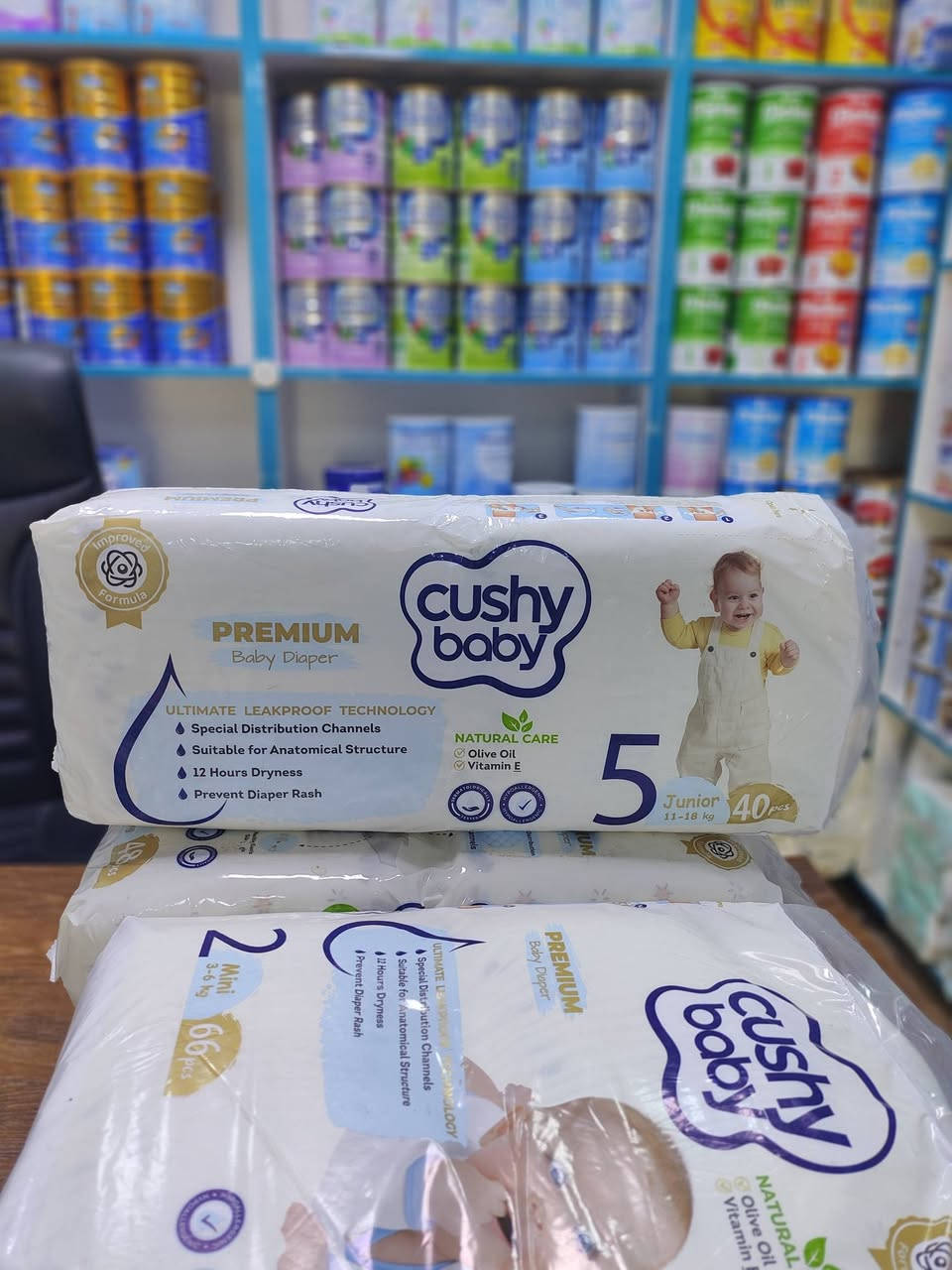 ✨ لأن راحة طفلك تهمّنا… اخترنا لك الأفضل ✨

👶 حفاضات كوشي بيبي – KUSHY BABY
راحة، أمان، وجودة تثق بها كل أم 💙

✔️ امتصاص عالي يدوم لساعات
✔️ ناعمة على بشرة الطفل الحساسة
✔️ تمنع التسريب وتحافظ على الجفاف
✔️ مريحة للحركة والنوم بدون إزعاج
✔️ مناسبة للاستخدام اليومي

💰 السعر: فقط 7,000 دينار
📦 متوفرة بجميع المقاسات1+2+3+4+5+6
📞 للحجز والاستفسار راسلنا خاص أو اترك تعليق
📍قضاء عامريه الصمود/ المجمع السكني/ قرب مطعم ابو ادريس 
🌟 كوشي بيبي… لأن طفلك يستحق الأفضل 🌟


**إذا كنت صاحب هذا الإعلان وتريد حذفه لأي سبب، رجاءا أرسل رسالة إلى الدعم الفني**