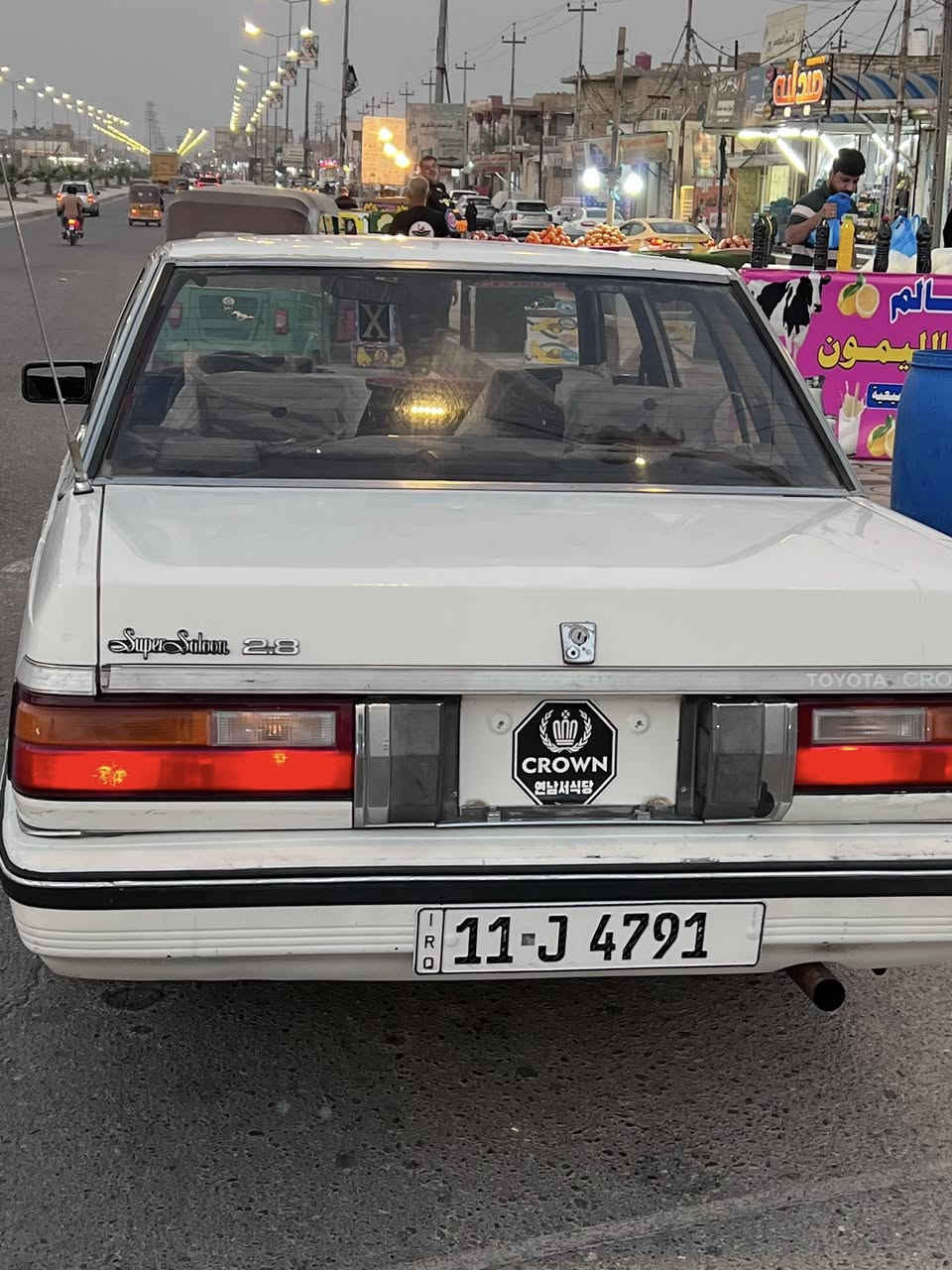 السلام عليكم
سوبر 85 كفاله عامه بيهه صبغ قليل كد شبر بالجاملغ 
عندي بيهه سونار 
رقم بغداد انكليزي مداور ثاني يوم 
محرك وكير بلادي 
سياره جديده كلش واحلى من الصور 
مكاني ميسان 
***********
