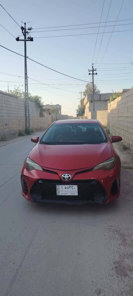 السلام عليكم
كورلا ٢٠١٩ 
اللون احمر 
ماشية٧٧  الف كيلو 
السيارة محرك كير بالشرط 
تايرات جدد 
صدر جديد
السيارة جديدة وما ناقصها برغي 
السونار مرفق بالمنشور 
للاستفسار الاتصال 
***********
السعر  ١٢٢ وبي مجال 
المكان كركوك  ناحية الزاب
