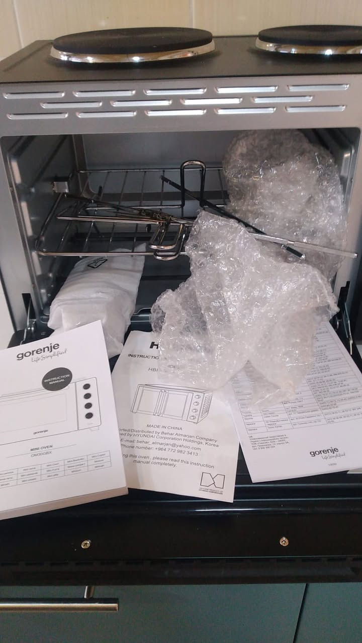 فرن كهربائي مع هيترات جديد مامستخدم سعرة 55 الف


**إذا كنت صاحب هذا الإعلان وتريد حذفه لأي سبب، رجاءا أرسل رسالة إلى الدعم الفني**