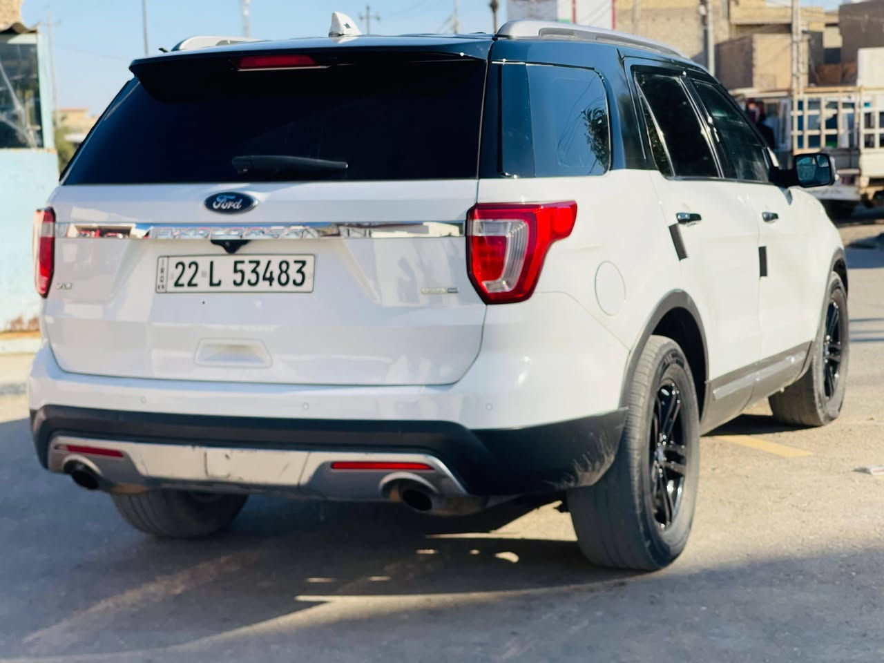 Ford Explorer XLT 2016
للبيع سونار مرفق بلمنشور 

رقم أربيل الدولي تحويل او وكاله مباشر ماشية ١٥٠ الف

محرك ٦ سلندر 

7 راكب 

گير ومكينة بحالة ممتازة مكفول

داخل جلد اسود كشنات كهرباء 

تشغيل بصمة ودخول ذكي وتشغيل عن بعد 

 شاشة كبيرة sync3 ابل كاربلي واندرويد اوتو 

جنطة كهرباء تفتح من البصمة  

كامرة خلفيه وحساسات امامية وخلفية 

فور ويل مع اربع وضعيات قيادة 

كشنات امامية وستيرن تدفئة 

السيارة نظيفة وناعمة ممتعوبه وبدون مصاريف 

تخم تايرات جديد 

سعرها 154 وبيهة مجال 

مكانها واسط العزيزية 📍

*********** 📞
