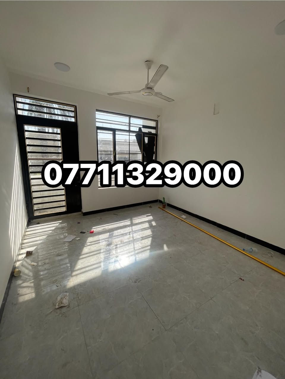 🏠 بيت حديث للإيجار في قلب الغزالية (شارع مدير الأمن) 🏠

📌 تفاصيل ومواصفات البيت:
 الغرف: 3 غرف نوم واسعة ومضاءة طبيعياً.
 الاستقبال: صالة استقبال مريحة ومستقلة لاستضافة ضيوفكم.
 المرافق الصحية: 2 حمام (صحيات متكاملة بتشطيب حديث).
 التصميم الداخلي: درج داخلي بتصميم زجاجي أسود عصري، أرضيات بورسلان، وإضاءة طبيعية ممتازة (سبوت لايت).
 الواجهة: بناء حديث مع بالكون إضافي يطل على المنطقة.
📍 الموقع:
بغداد - الغزالية / شارع مدير الأمن (موقع حيوي وقريب من كافة الخدمات الأساسية والأسواق).
📞 للاستفسار والتواصل:
للمزيد من المعلومات أو لتحديد موعد لمعاينة البيت، يرجى الاتصال بنا على الرقم التالي:
📱 ***********
