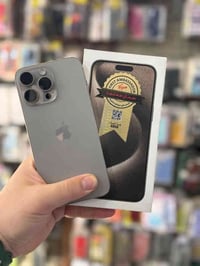 ايفون 15 برو ماكس  ذاكرة 1 تيرا (1T) دبل سيمكارت ZA بطارية 93‎% نظافة ...