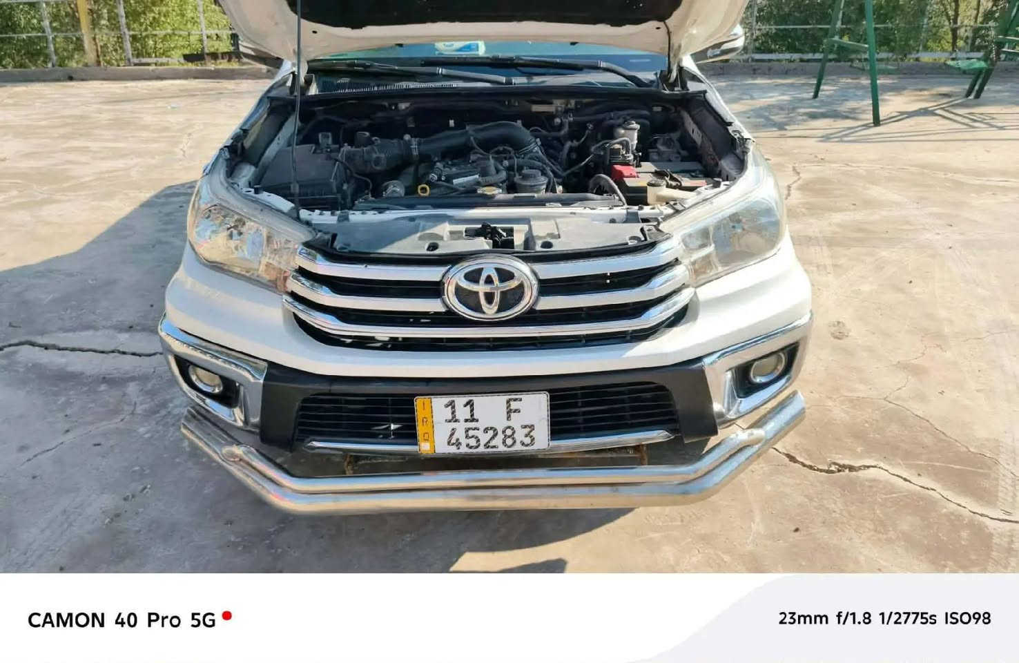 السلام عليكم
هايلوكس بيكم موديل 2016 فورويل
شاشه كامره تحكم استيرن حساسات خلفيه مواصفات حلؤه 
كويتي الساير  رقم بغداد تحويل مباشر سياره حلوه وجديده جاهزة من كلشي 
كير اوتوماتيك ماشيه 100 الف حقيقي 
مكان بغداد الرصافة 
الاستفسار الاتصال على الرقم 
***********
