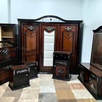 دمياطي • سرير ١٥٠×١٩٥ • دولاب ٢٫٣٠م