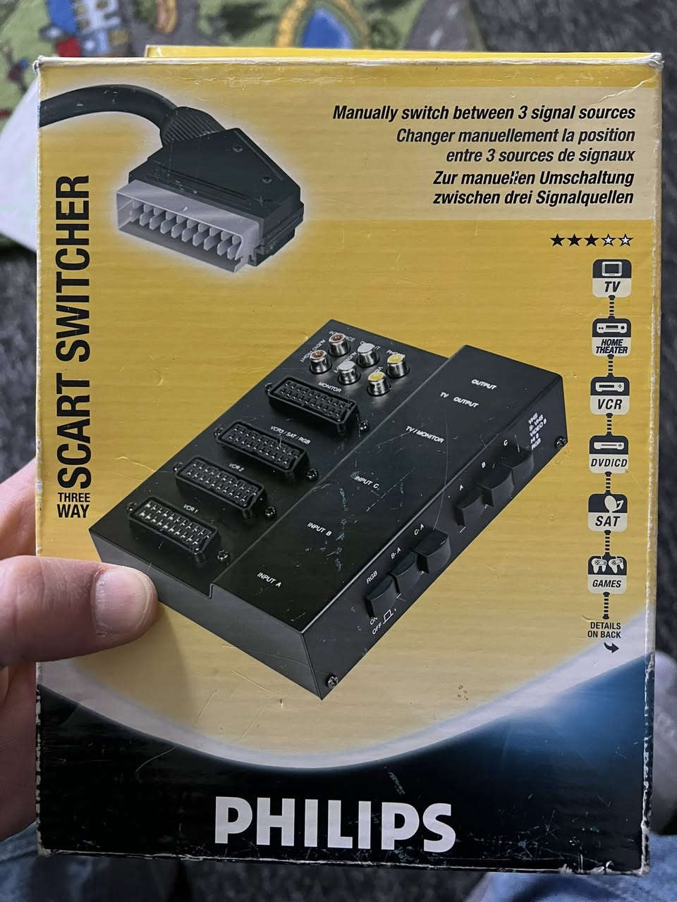 سلام عليكم حبايب
سكارت سويتج ثلاثي من شركه فيلبس 
السعر 25 تحياتي للجميع


**إذا كنت صاحب هذا الإعلان وتريد حذفه لأي سبب، رجاءا أرسل رسالة إلى الدعم الفني**