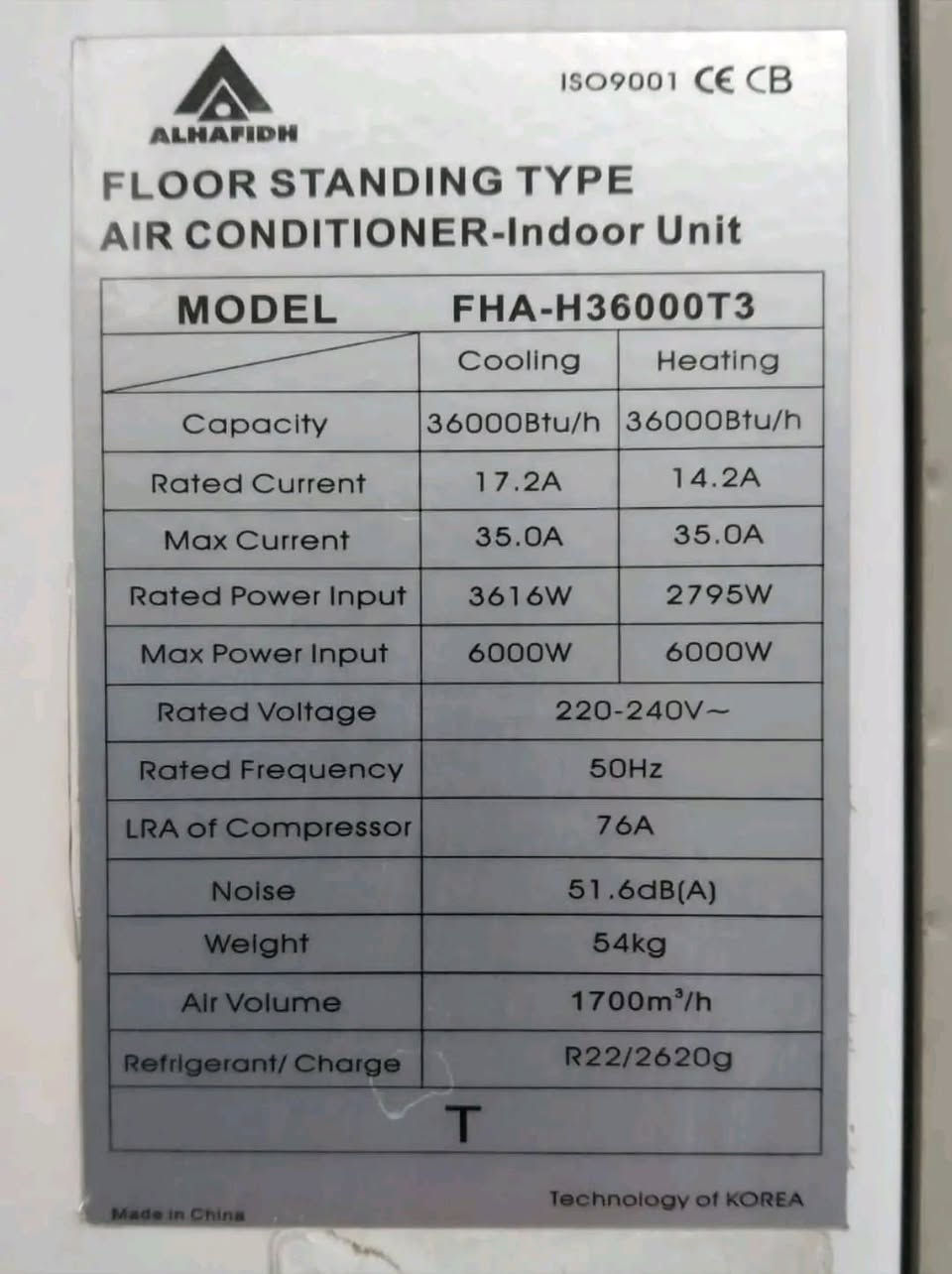 سبلت كنتوري 3 طن الحافظ
بلادي مداخل تصليح نهائيا
شغال تمام بدون اي عطل تبريد فول وتدفئة فول مع الرمونت
غاز R22 علما الغاز مقفول وجاهز للنصب
بس نقص بيه البوري (بدون بواري)

السعر 625 الف دينار

العنوان
بغداد - الكاظمية
***********
