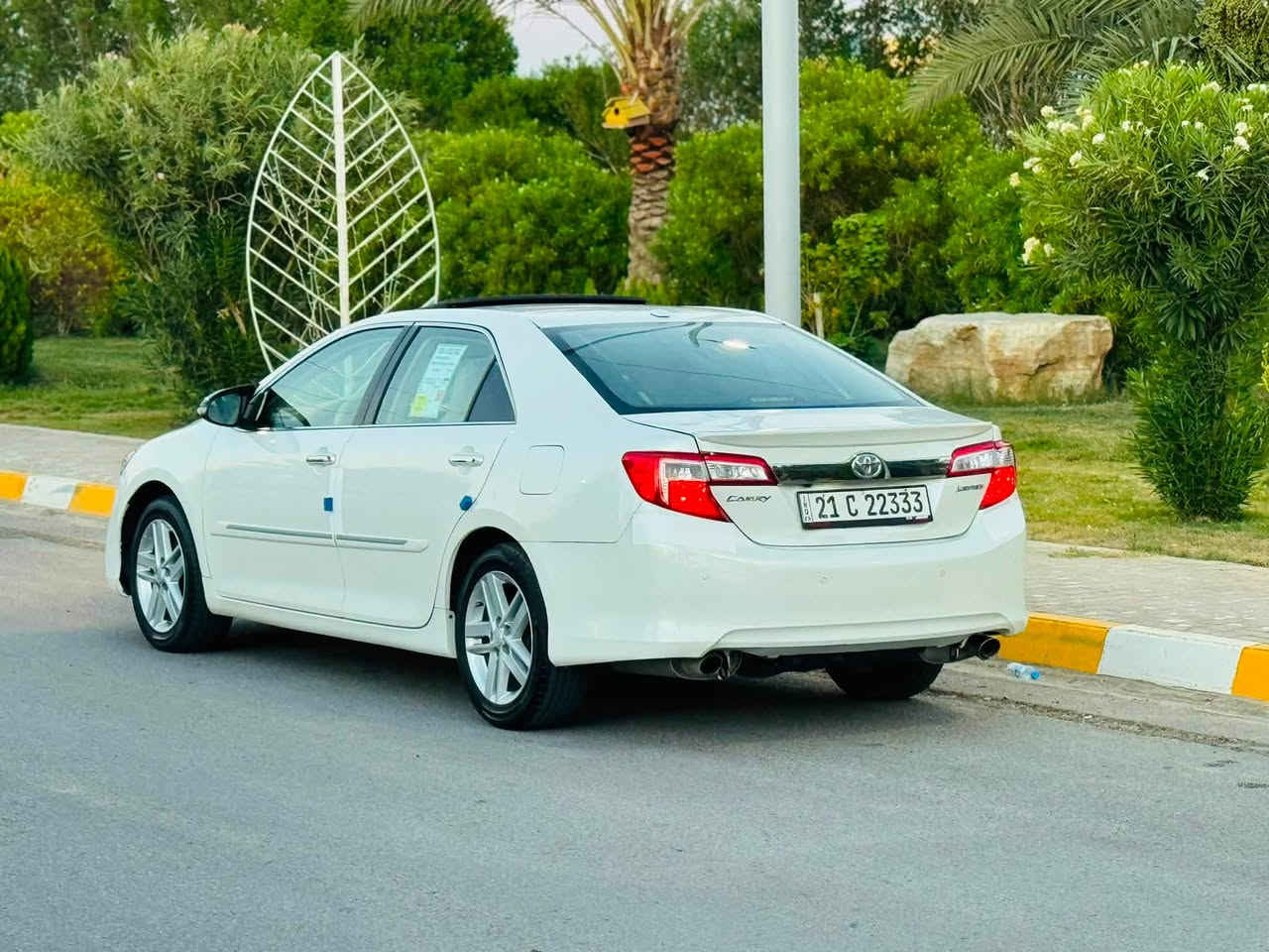 السعر ب133$مجال بسيط
كامري 2014خليجي فول مواصفات 1/1
رقم سليمانيه سنويه لل2030
شرط الغرامات والتحويل
ماشيه 200km
⛓️‍💥محرك 2400VVTممفتوح شرط لاتبخير ولاتنقيص 
⛓️‍💥كير اتوماتيك بدون اي عيب مال بيت"
مواصفات 
فتحه بصمه ابواب وتشغيل برده صاج تبريد قطعتين وبعد بيها هواية مواصفات 

تدفئة /تبريد/كهربائيات/صدر/تايرات/كلها مكفوله 

⚒️سياره استخدام شخصي جديده برغي ما ناقصه
⚒️سياره بيها جاملغ السايق والخلفي بدون اي حادث شرط خاليه من البارد والشخط شرط السونار مع الصور Ⓜ️

السعر 133$💸

تايرات 4️⃣ جديدة 🆕 
صدر امامي خلفي كلا جديد 🆕 
مكان السيارة صلاح الدين تكريت الديوم
رجاءً ما أقفل سعر بالتلفون تعال وتدلل 
للاستفسار
***********
