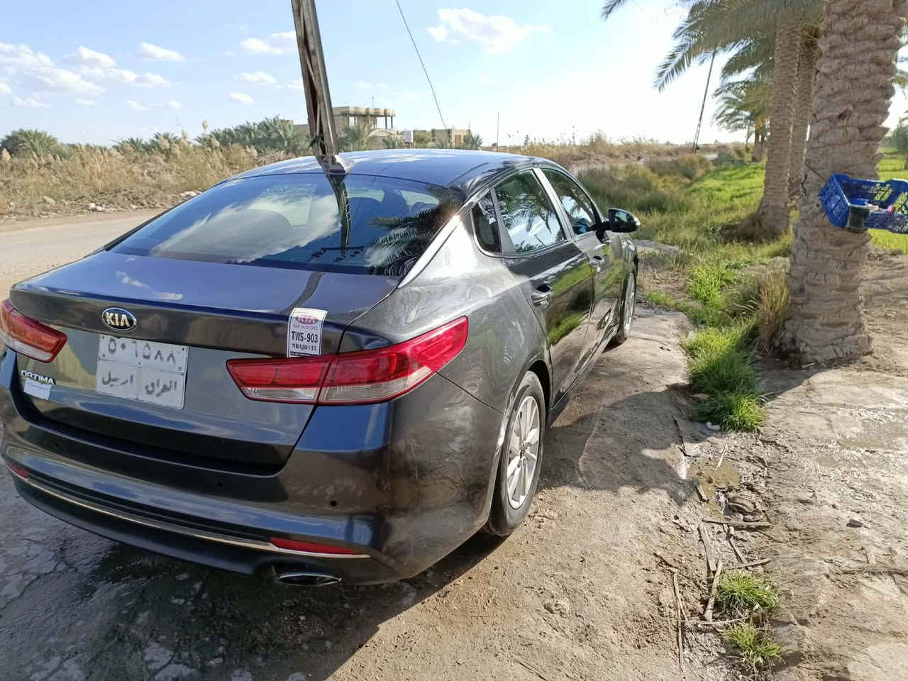 سلام عليكم للبيع ابتمه موديل 2017 وارد امريكي حادثهه جاملغ امامي بدون دواخل وشبر بارد بل بنيد والباقي كفاله  رقم اربيل الماني  المكان نجف  سعر (125)  وبيهه مجال رقم الهاتف  ***********
