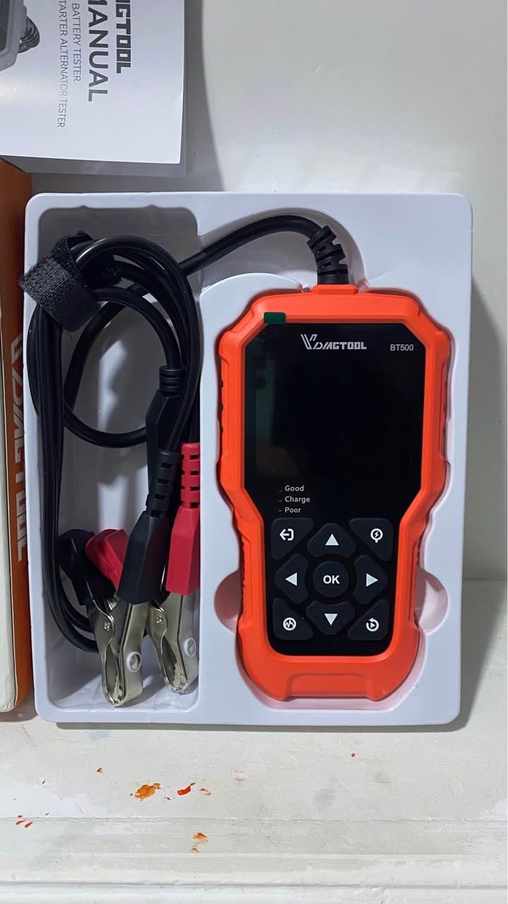 Car Battery Tester 6V 12V 24V VDIAGTOOL BT500, 5-3000 CCA Battery Load Tester, Starter Alternator Tester Automotive Charging Cranking System Analyzer for Car Truck Motorcycle SUV ATV Boat
جهازئ فحصا پاتريا آش ٦ فولت حه تا ٢٤ شاشه ملون فول فوله اوروپي بو حه مي جورئ ت پاتريا ج سياره بت قه لابه بت ماتور بت سعر ٣٠ هزار مواصفات او معلومات⬇️⬇️

https://www.ebay.com/itm/356222746955 دهوك, العراق


**إذا كنت صاحب هذا الإعلان وتريد حذفه لأي سبب، رجاءا أرسل رسالة إلى الدعم الفني**