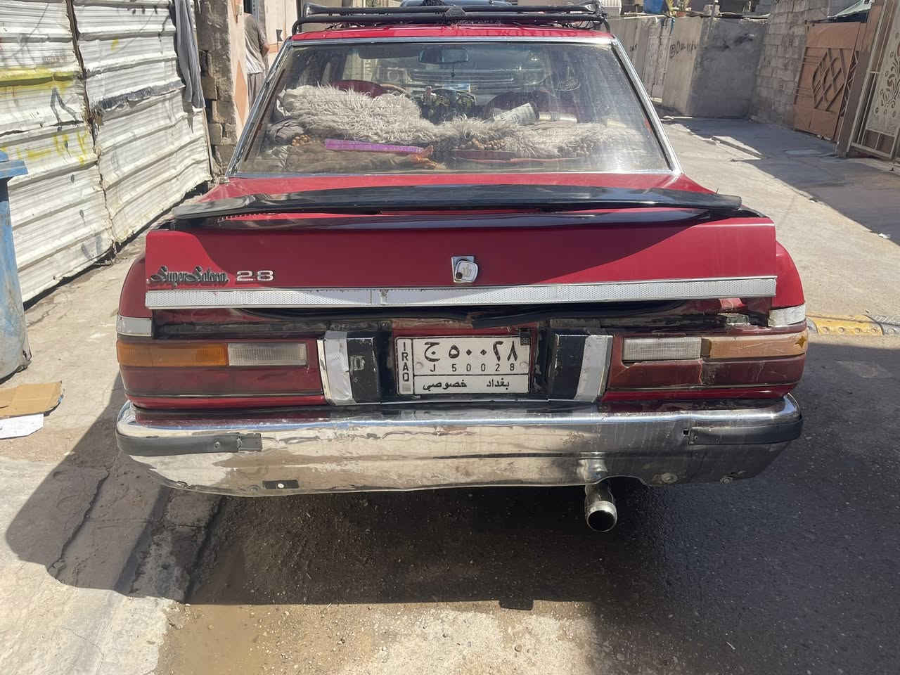 سوبر  ٨٥  رقم بغداد للبيع مكينة ٢٥٠٠ بطه  مصبوغة عام للجمالية  تبريد شغال. تخم. تاير تحويل ثاني يوم السعر ٤٣ ورقه
مكانها الزعفرانية 

للاتصال ***********
