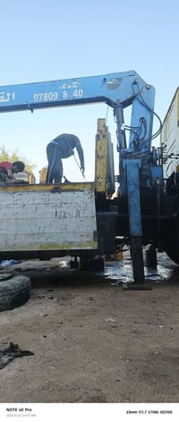 ورشة متنقلة • تصليح كرينات • هيدروليك