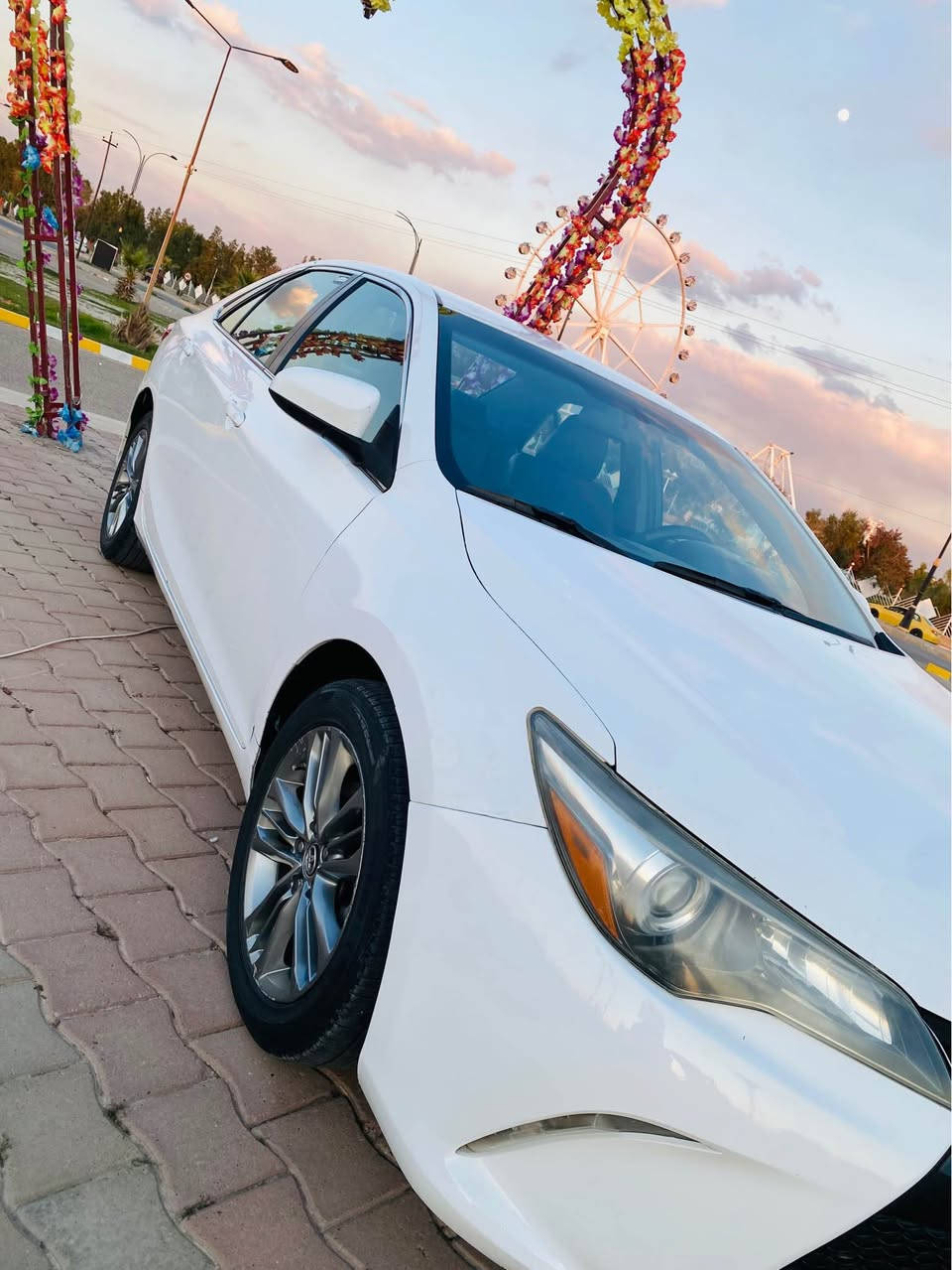 سلام عليكم 

تيوته  كامري 2015 se كندي بدون ضرر سياره كلين 

سنويه لحد 2028 

بطاقة بانزين بيها 

سياره كلين بس  ضررها بارد بيه. ثنين. 

تحكمات فول 

موصفات كشن كهرباىي + تحكم ستيرن. كلوز تثبيت. سرعه 

رقم سليمانيه. تحويل ثاني يوم 

السعر 160 وبيها مجال

للتواصل اتصال. *********** كركوك, العراق
