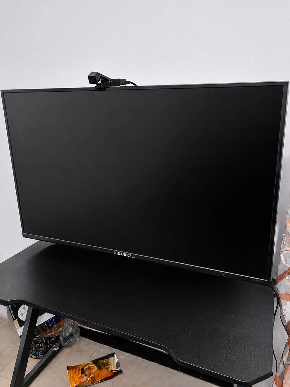 سلام عليكم
شاشه LG  مع نشره الوان تفاعليه
الشاشه مستخدمه شي كلش قليل موديل 2026 
السعر وباقي التفاصيل التواصل واتس اب ع هذا الرقم(***********)
