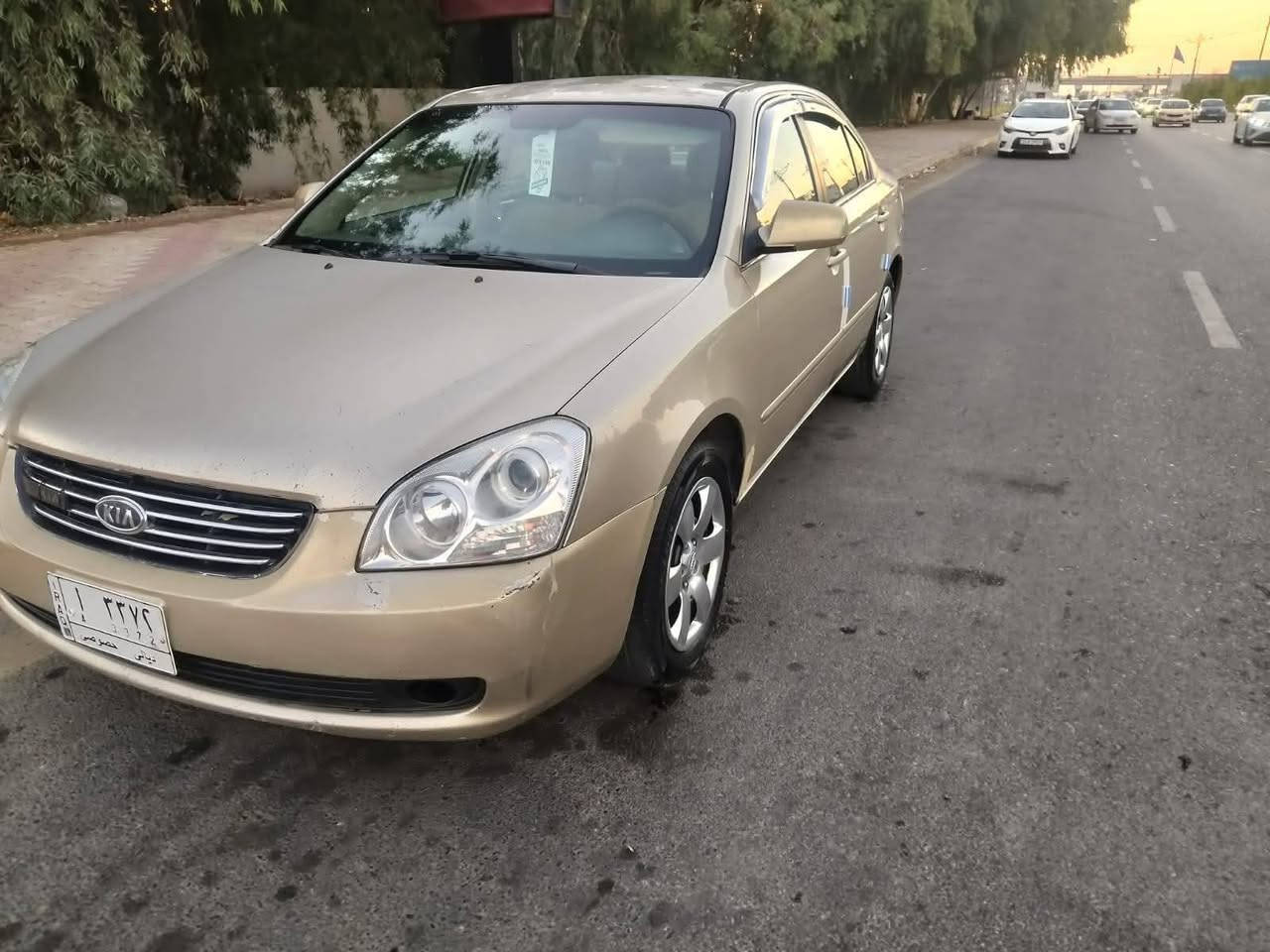 السلام عليكم سياره كيا اوبتيما للبيع موديل 2007 وارد امريكي محرك اربعه سلندر 2400 دوش ضررها البنيد ومصلح نفسه بدون دواخل بدون شواصي بدون ايرباك سياره خير من الله كامله من كلشي السعر 86 وبيها مجال حك الجيه مكان السياره بعقوبة 
***********
