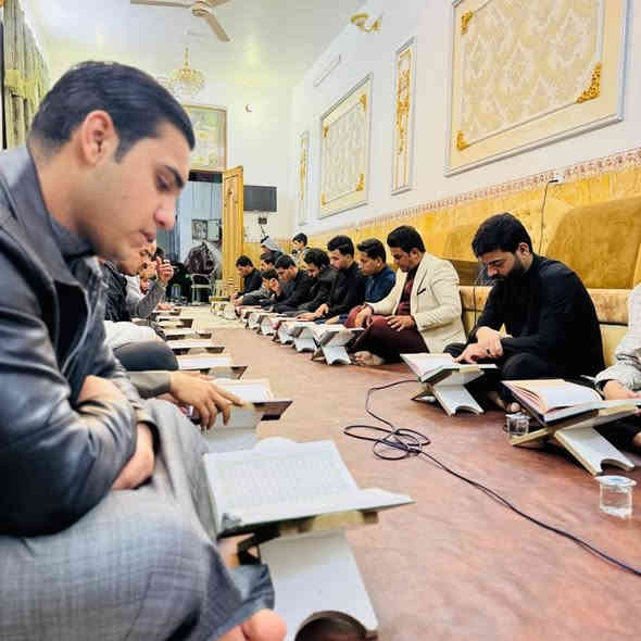 بفضل الله ومولانا صاحب الزمان (عج) استمرار مركز الإمام المهدي للقرآن الكريم في
#الجلسات_القرآنية_في_بيوت_المؤمنين 
المرحوم :- مصطفى غازي
قراءة نصف جزء من القرآن الكريم
مع زيارة عاشوراء المباركة
وراية الامام الحسين ليتبرك بها اصحاب الدار
#مركز_الإمام_المهدي_للقرآن_الكريم
مقر المركز : الحمزة الشرقي - مضيف الحاج غاوي الگيم

للتواصل مع المركز من خلال...
رقم الهاتف الواتساب:- ***********

فيس بوك:-
https://www.facebook.com/profile.php?id=61567026812167&mibextid=ZbWKwL

تيليكرام:-
https://t.me/ALmahdiQuran1

انستغرام:-
https://www.instagram.com/m_h.quran/profilecard/?igsh=MXY3YTRkamVsc2FqZg==

رابط لجميع الصور :- 
https://t.me/+xJO4j_5x6IwyOTYy
