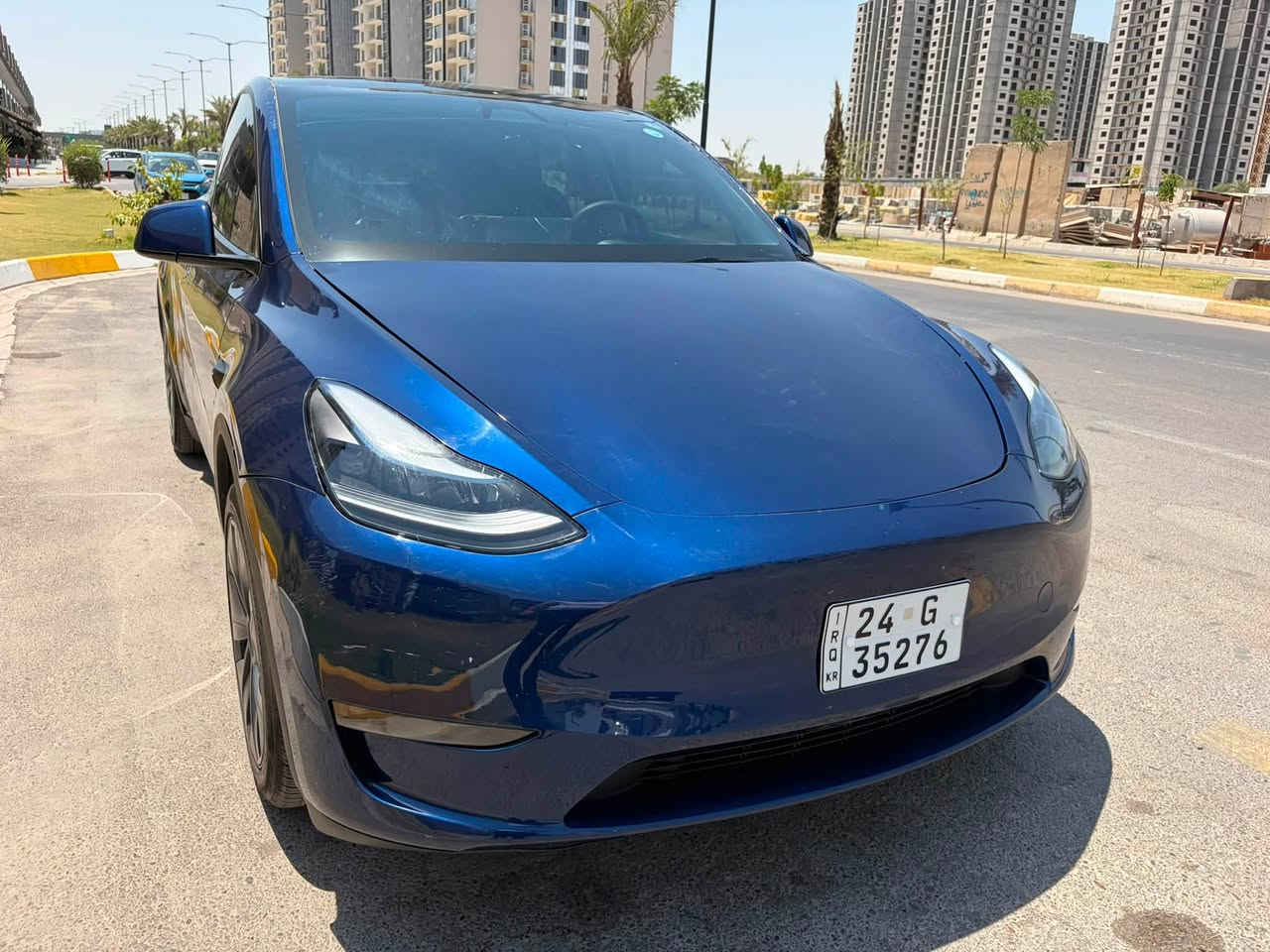 السلام عليكم ورحمة الله وبركاته 
تيسلا Y 2025
لون ازرق 
صفر مسج 
اون لاين عربي اخر تحديث
رقم دولي كردستان 
بطاريه كبيره لونك كرنج
ماشيه ١٠ الاف مايل بحاله وكاله 
بطاريه غير مفتوحه 
راديترات اصلية
احزمه راجعه بلاديه شغاله وعندي تقارير. بي
ايرباك سستم راجع شغال وعندي تقارير بي
باج تضليل 
جام امامي مغلفppf يعني شمس انسه تدخل
بردات بلاديه 
ارضيات بلاديه
شاحن اصليه ايطاليا 
معروفه مواصفات Y 
صبغ ٤ قطع 
سياره بحاله وكالة اخوان وكلشي اكو بسوك 
***********
١٨٥٠٠$
