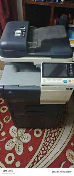 كونيكا مينولتا بزهاب 3350 طابعة ليزريةوجهاز استنساخ ملون 33 نسخة بالدقيقة وجهين ملون دوبلكس فلاش ويطبع من الموبايل شاشة ملونة لمس A4 تحتوي على عربة ومكان للخزن
السعر 300
***********
***********
