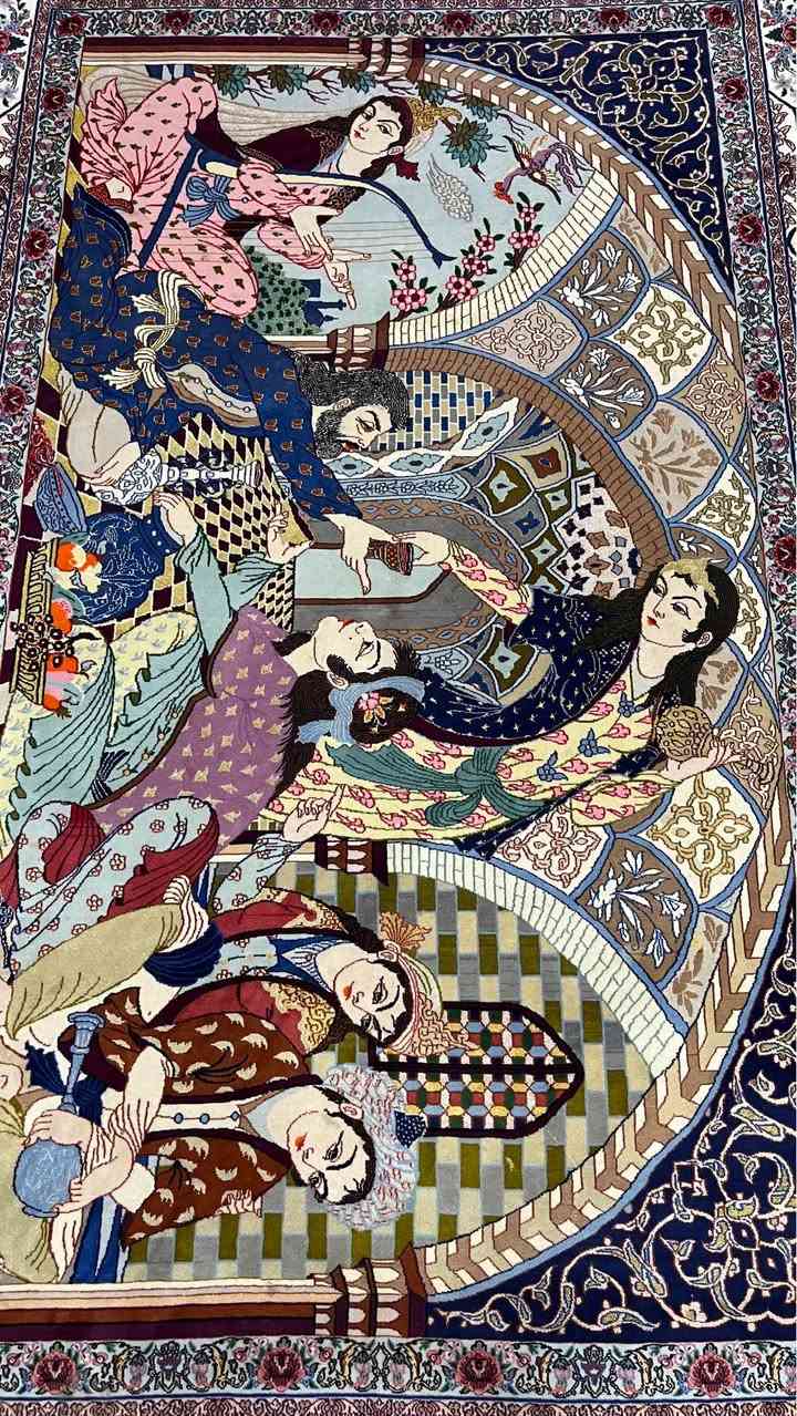 سجادة ايراني ممضية اصفهان حسين اسماعيليان رباعيات عمر الخيام 3D صوف كورك خروف صغير حريري في خيط حرير طبيعي غرز ضيقة يدوي مقاس 2,50m*1,60m 
قطعة تعبر عن الذوق الرفيع والهوية الراقية لعشاق التفرد غاية في الجمال والروعة عمر الخيام 🪢
https://www.facebook.com/share/183ENmfcs4/?mibextid=wwXIfr المنصورة, الدقهلية


**إذا كنت صاحب هذا الإعلان وتريد حذفه لأي سبب، رجاءا أرسل رسالة إلى الدعم الفني**