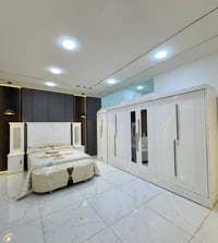 نجاره عراقية • ٧ قطع • سرير ٢٠٠×١٦٠