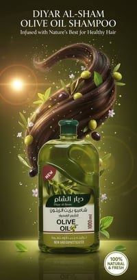 شامبو ديار الشام • زيوت للشعر • يوقف التساقط