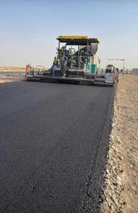 أرض فدك • تبليط شوارع • انترلوك