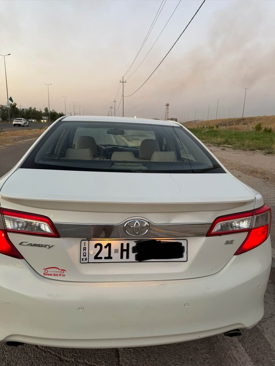 كامري ٢٠١٢ خليجي اس اي
بيها قطعة وحدة صبغ بدون دواخل وبدن ارباك
سيارة جديدة
ماشية ١٧٧ الف كيلو متر
كير محرك كلها شرط
بس القبغ مفتوح 
حتى صوت ديجيتال ما بيها
مكان كركوك/ رحيماوا
السونار موجود بالصور
السعر ١٢٩
***********
***********

كامري خةليجي سةدةف
تةنها جاملغي پيشةوة لاي سايةق  بوياغة بي ناو بي ئيرباگ
گير و مةكينة بة شةرت
تةنها قةباخ مةكينة كراوةتةوة
دةنگي ديجيتاليشي نية
١٧٧ هةزار روشتوة
شوين كةركوك/رةحيماوة
نرخ/129 وةرةقة
***********
*********** كركوك, العراق
