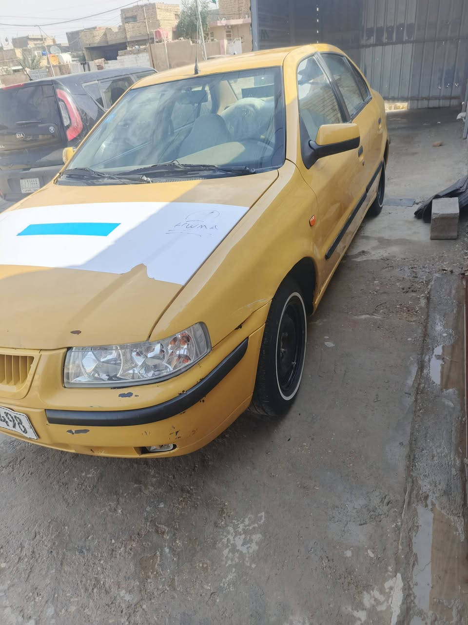 السلام عليكم سمند للبيع موديل 11 كفاله السياره بس جاملغ امامي صبغ اليسره والباقي موضوح بصور رقم واسط انكليزي مكاني واسط كوت للسفسار *********** خاص ماعدي..... 
تبريد عوزه بس غاز ## جماعت منطقته لا تصير لوتي وتخابرني
