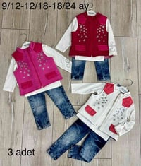 طقم بناتي • ٩-٢٤ شهر • تركيا