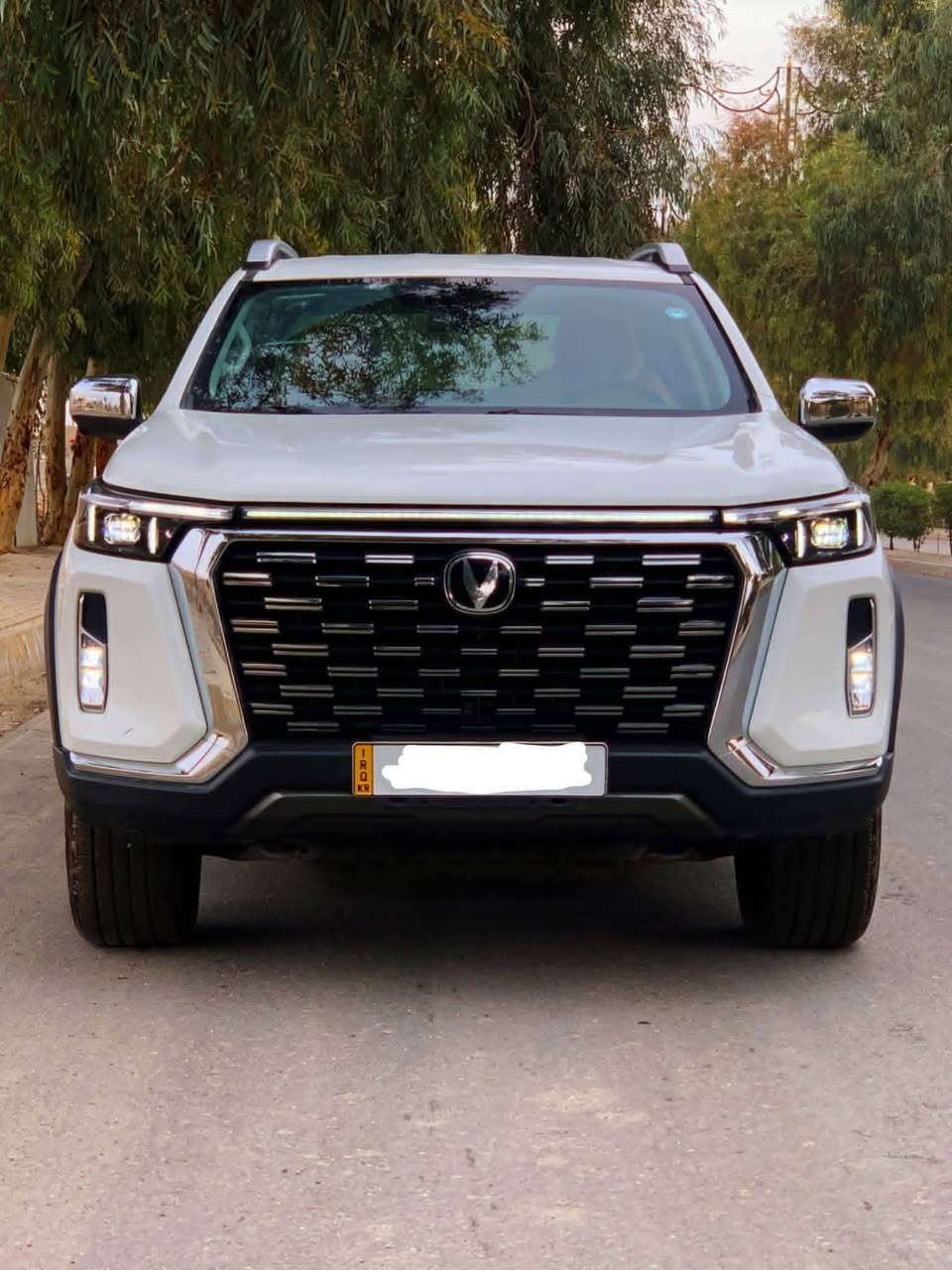 بيكم شانجان هنتر بلس 2024 🔴
Changan Hunter Plus 
الشكل الجديد المرغوب💯
ماشيه 39 الف فقط❗
مكفولة على وضع الشركة

محرك الفين توربو 
تشغيل عن بعد دخول ذكي   
كرسي كهربائي تدفئة وتبريد 
انظمة قيادة ايكو وسبورت وثلج ونورمال
تبريد ثلج قطعتين 
وبعد هواي مواصفات تگدر تشوفها عاليوتيوب 

الحمولة 1 طن
تفول بانزين عادي بدون دوانز نهائياً 
وبعدها بالضمان لمدة 5 سنوات رقم اربيل وبأسمي 
***********
