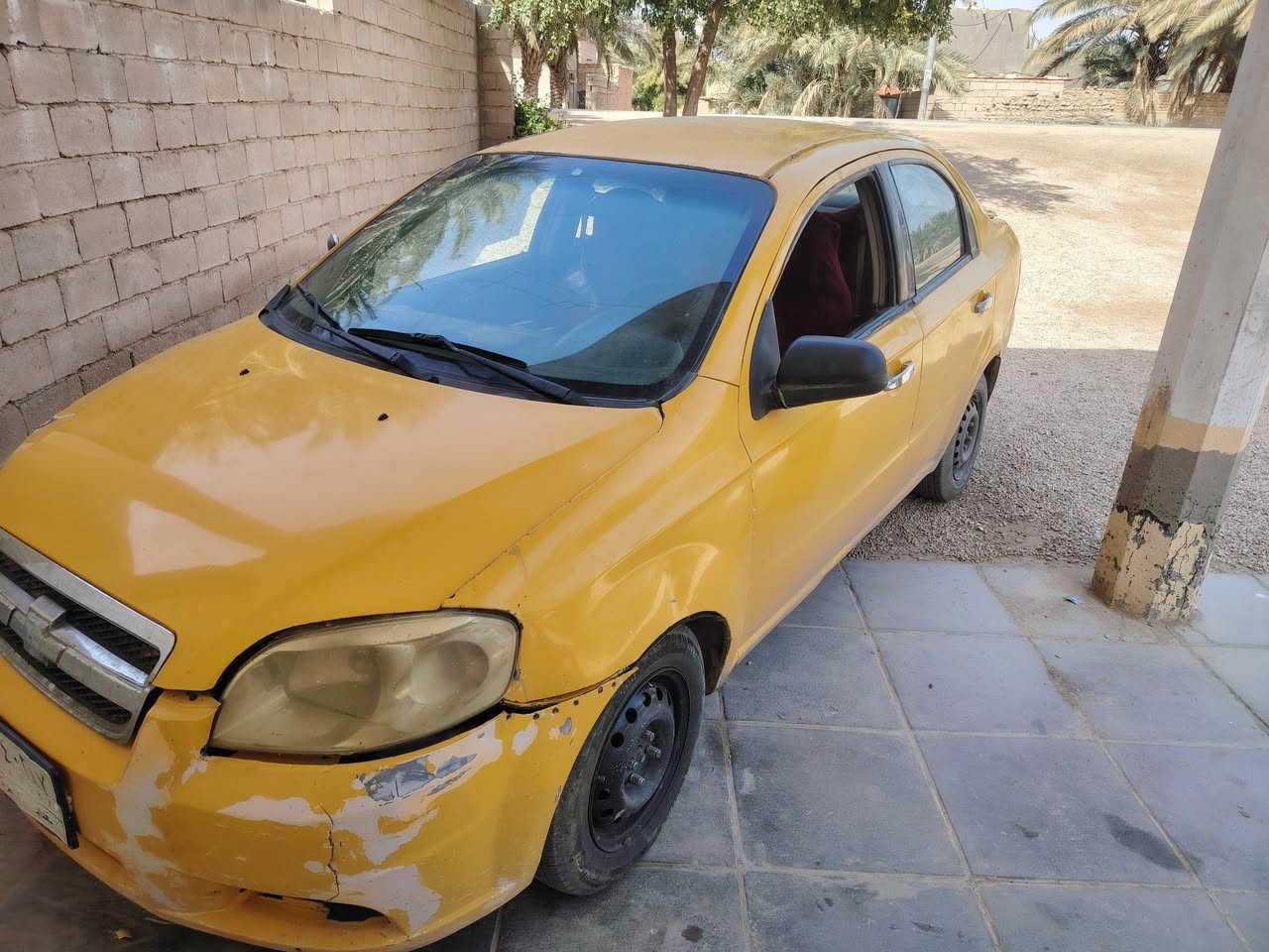 سلام عليكم افيو موديل 2010 اوتماتيك بيع 
 فقط مكان السياره السماوه 
السياره بيها ضربه قماره التكم سالمه مكينه 1600ام البوري 
مكينه جديده توني شادها وضفيره كامله  كير شرط 
كهربائيّاتها كلها شغاله 
حداديه نص ونص 
تبريد مايشتغل 
سنويه ساقطه من 20
مشروع وطني مالكها بغداد يداور ثاني يوم 
عليها هيه 300الف وغرمات 150الف عل مشتري ابيعك هل موجود الك مداور يمي فقط 
سعرها 30بيها مجال 
***********
