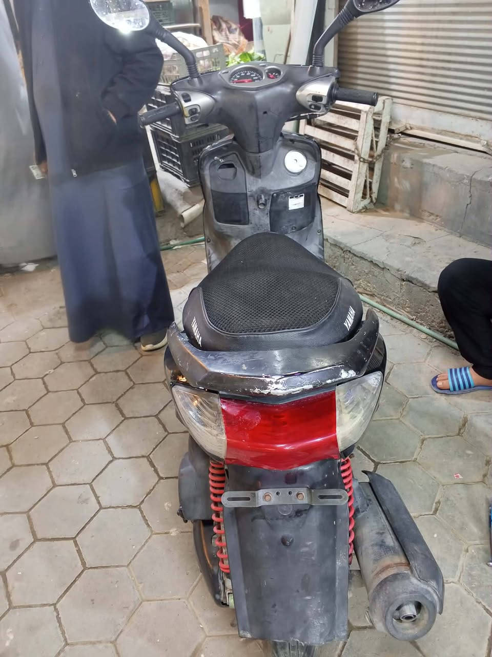 السلام عليكم شباب 
دراجه ناريه سكنس نثيه 
دراجه كاملة مكمله كلشي ماعيزه نكره سلف 
مكاني النجف الاشرف حي الجامعه 
سعره 550مع مجال 
***********. اتصل
