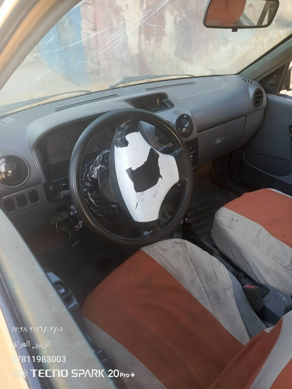 اسلام عليكم اخون اقره زين سايبه موديل 12 كير اومكينه حلوات راعي ماكو اتري وين ما تريد امشي السعر ٥ ورقات 
او هاذه رقمي الشراي يخابر مجال حيل بصيط 
لا ارواس ولادين ولا بعدين او حاط العباس عليه الي يرمش***********
