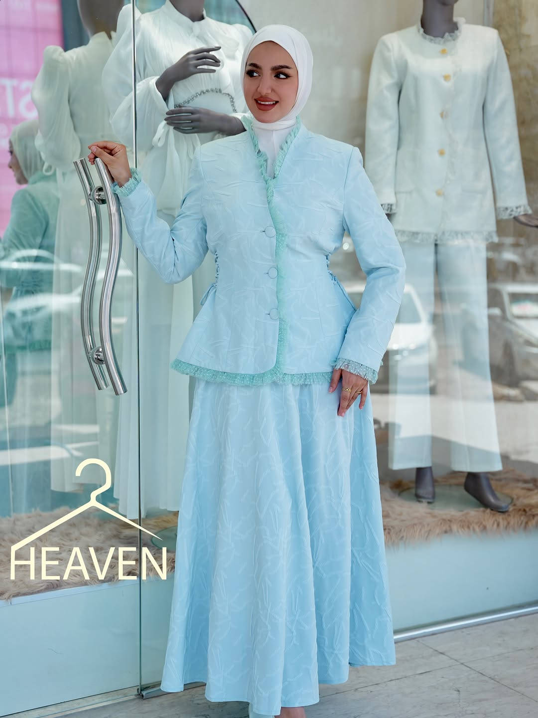 Heaven Boutique اناقتك عنواننا💫

طقم أنيق تنورة مع سترة ✨
بخامة راقية ولمسة فخامة تخلي إطلالتك غير 🤍

الألوان المتوفرة:
أسود ماروني وردي فستقي بيجي سمائي

القياسات:
38 - 40 - 42 - 44 - 46 

الحجاب متوفر بعدة ألوان💕

طول السترة:70سم 

طول التنورة :110

للطلب راسلونا دايركت💌
او الاتصال عبر الواتس اب ***********📞

عنوان البوتيك :
زيونة - شارع الربيعي
مجمع الانيوم مقابل كوزمتك هدى يوسف
