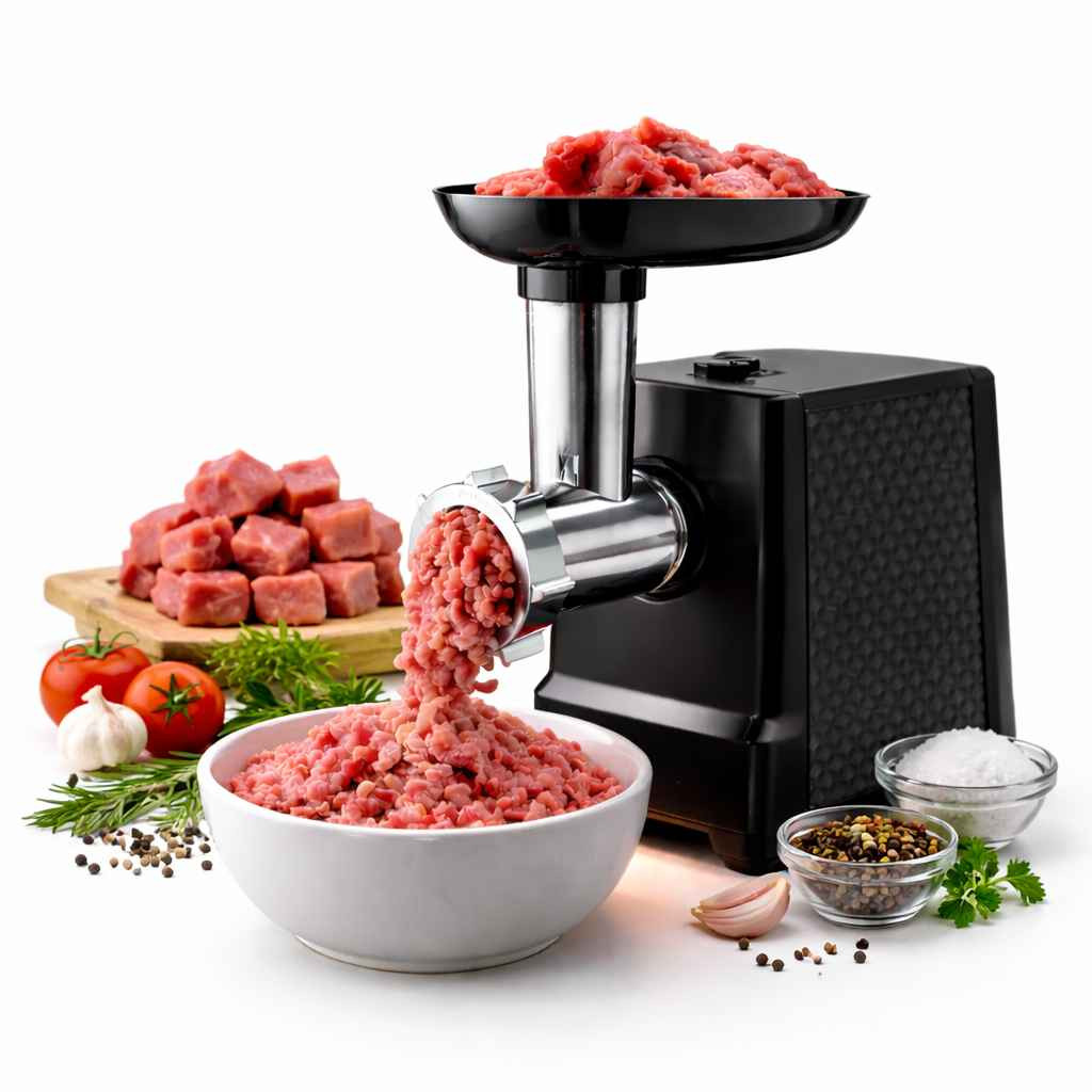 مفرمة لحم كهربائية Bihart 3-في-1 موديل YSL381 – قدرة 1800 واط

• مفرمة لحم كهربائية من Bihart بتصميم عملي مع 3 وظائف في جهاز واحد، مزودة بملحقات متعددة لتحضير أنواع مختلفة من الطعام بسهولة في المطبخ.

• قدرة كهربائية 1800 واط تساعد على فرم اللحم بكفاءة.

• وظيفة الدوران العكسي (Reverse) لتسهيل معالجة الانسداد أثناء الاستخدام.

• شفرة من الستانلس ستيل لفرم اللحم.

• مدخل تغذية كبير لتسهيل إدخال المكونات.

• هيكل مع أجزاء من سبيكة الألمنيوم مع زر تشغيل بسيط.

• مستوى ضجيج منخفض مع قواعد مطاطية مانعة للانزلاق لثبات أفضل.

• نوع المنتج: مفرمة لحم كهربائية 3 في 1
• الموديل: YSL381
• الجهد الكهربائي: ‎220 – 240 فولت
• التردد: ‎50 – 60 هرتز
• القدرة الكهربائية: ‎1800 واط
• الشفرة: ستانلس ستيل
• أقراص الفرم:
 • ‎5.0 مم (متوسط)
 • ‎7.0 مم (خشن)
• الوزن الصافي (N.W): ‎2.0 كغ
• الوزن الإجمالي (G.W): ‎2.4 كغ
• الأبعاد: ‎255 × 245 × 222 مم
• الطاقة: ‎220-240V / ‎50-60Hz بغداد, العراق


**إذا كنت صاحب هذا الإعلان وتريد حذفه لأي سبب، رجاءا أرسل رسالة إلى الدعم الفني**