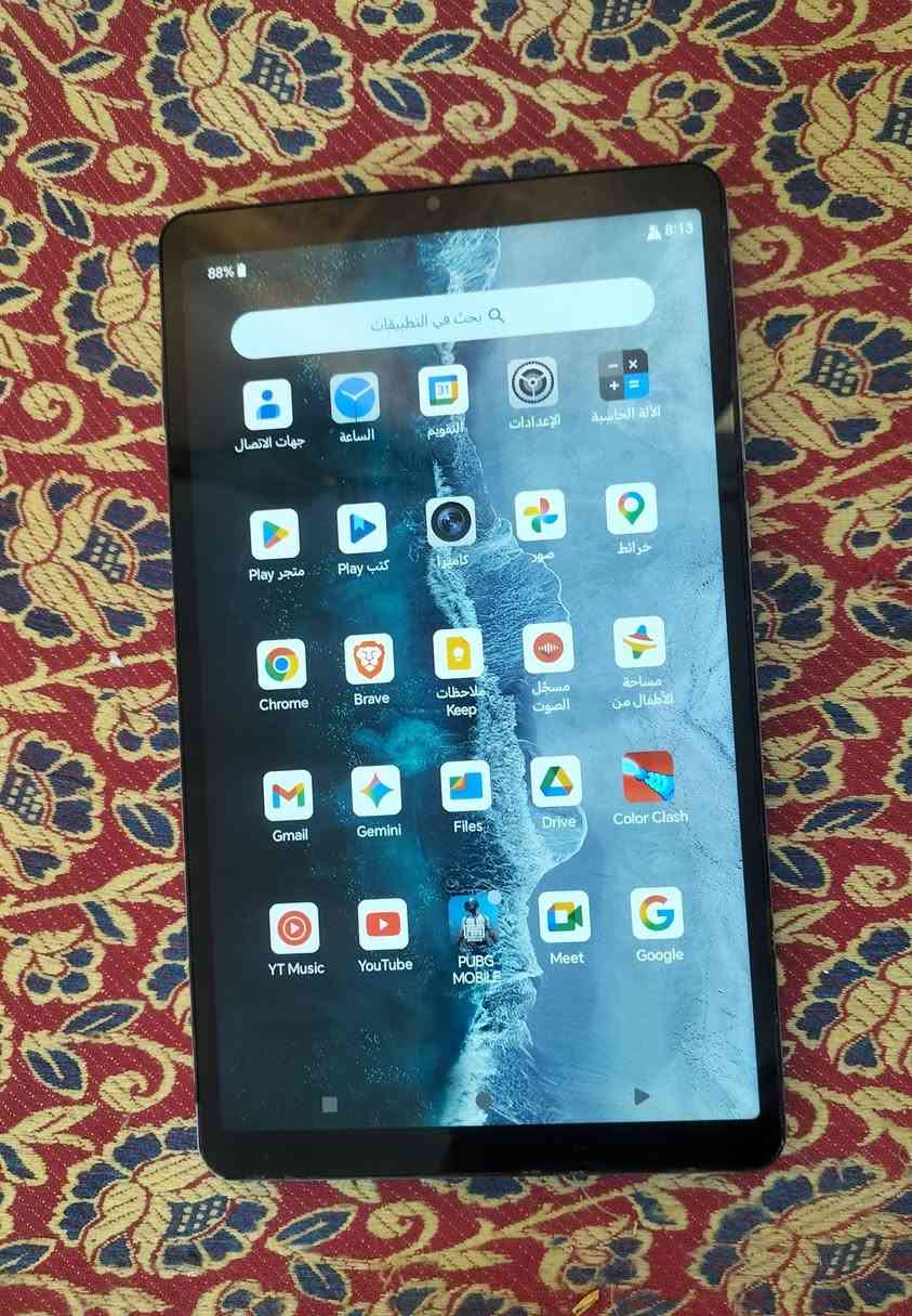 للبيع: هونر باد X7
🔹 الشاشة: 8.7 إنج IPS بدقة 1340×800
🔹 المعالج: Snapdragon 680 ثماني النواة
🔹 الرام: 8GB
🔹 الذاكرة: 128GB
🔹 البطارية: 7020mAh
🔹 الكاميرا الخلفية: 8MP
🔹 الكاميرا الأمامية: 5MP
🔹 يدعم كارت ذاكرة حتى 1TB
🔹 نظام Android 15 ومعدل تحديث 90Hz 

💰 السعر: 95,000 
📍 العنوان: مدينة الصدر
✅ نظيف وجاهز للاستخدام، مناسب للدراسة، اليوتيوب، والتصفح والألعاب المتوسطة.


**إذا كنت صاحب هذا الإعلان وتريد حذفه لأي سبب، رجاءا أرسل رسالة إلى الدعم الفني**