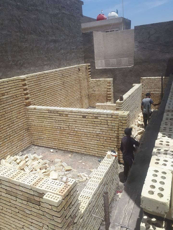 خلفه بناء طابوك بلوك سياجات كربلاء بغداد فقط جوه سوك يابه جزء من عملي ***********
