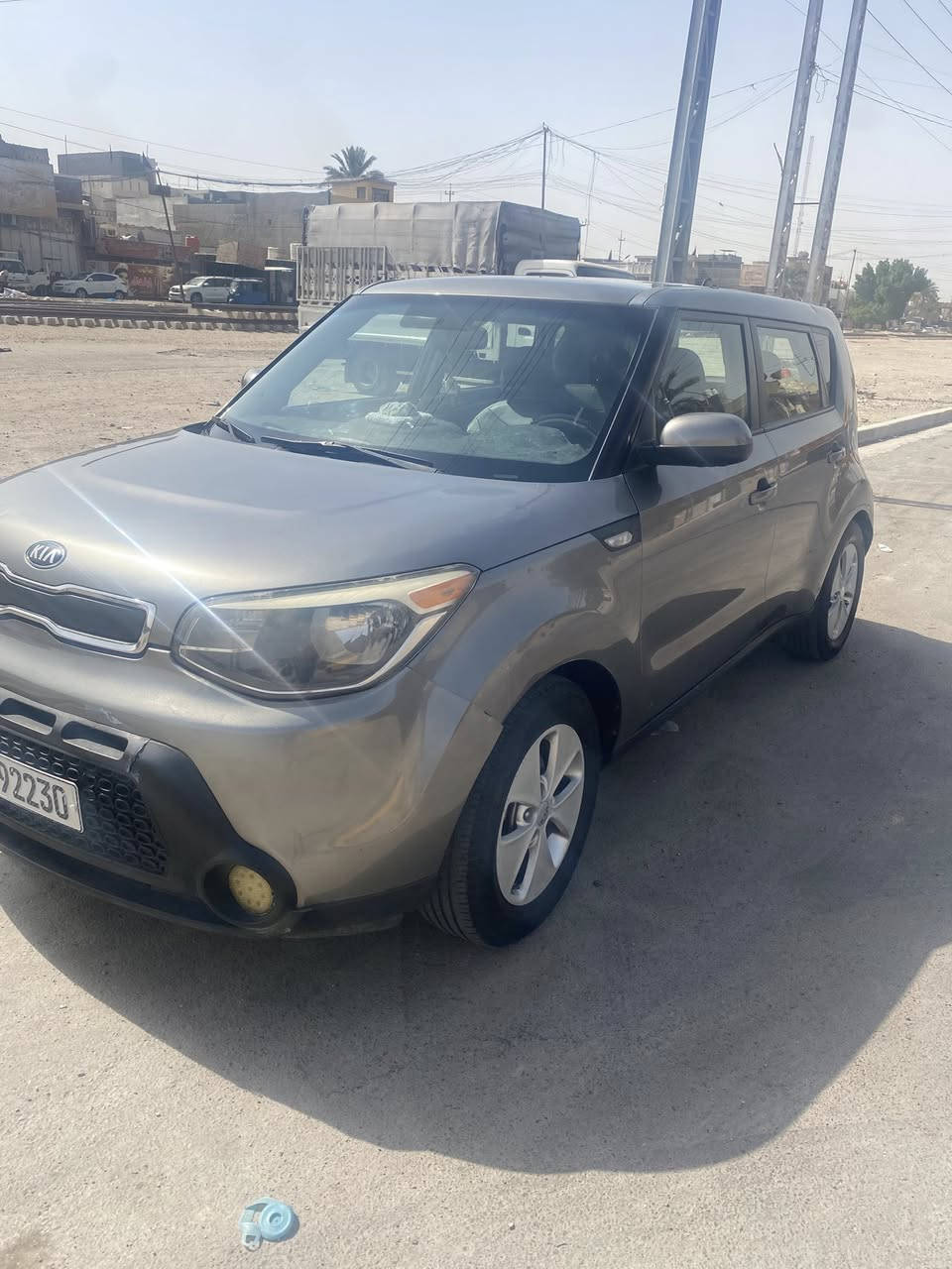 كيا صول 2014 امريكي
رقم بغداد انكليزي باسمي 

مكينه 1600 gdi مكفوله 

ماشيه 66  وقابل للزياده

صفر غرامات 

شاشه كبيره + بلوتوث

كامره

تحكمات ستيرن جهتين 

ويل كب 

نظام ايكو اقتصادي بانزين

تخم تايرات جديد

باتري جديد

تخم بلكات وتم تنظيف جويتر ونوزلات وتشيش الراديتر

حادثها جداً بسيط

ضرر صندوك سطحي بامريكا ومرجع ع البارد وحتى صور مابيها ع الكوكل 

وشبر جاملغ صبغ بالعراق يعني قطعه وحده صبغ

كلشي بيهه ع وضع الشركه وبلادي 

السياره بدون اي نقص او خلل او مصرف 

مكاني بغداد / المحموديه 

سعرهه 110 وبيها مجال بسيط 

رقمي  *********** متوفر واتساب
