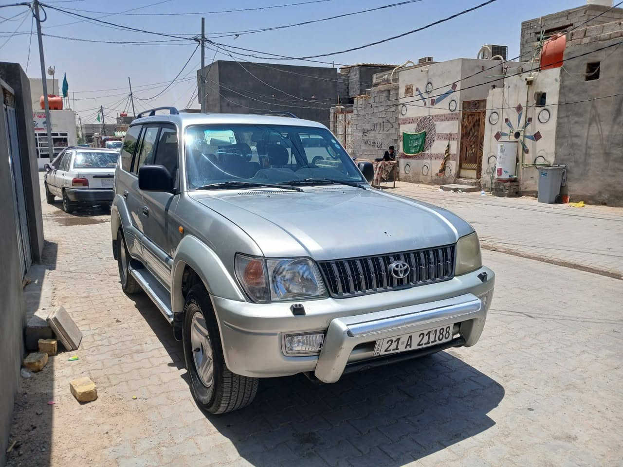 السلام عليكم
برادو موديل ٢٠٠٠  للبيع  ٦ سلندر اوتو دفع رباعي 
تبريد شغال تخم تاير  السياره جاهزه 
بيه ملاحظات بيصيطه صبغ صرف الجاملغ وبارد تجي وتشوف بعينك وافحص  واقتنع  السعر   ٩٠ وبيه مجال 
رقم سليمانيه  تريد تحويل اتريد وكاله بسم ولد من النجف   ومكان السياره النجف
رقم الهاتف  ***********
