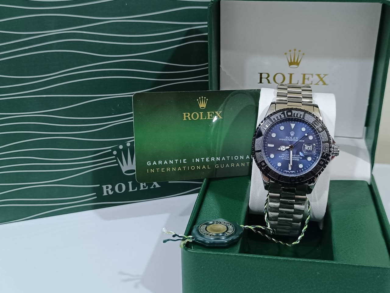 روليكس يخت ماستر •••••
كوالتي عالي جدا طلاء ثابت ضد الماء عداد شهري رنك دوار قفل فراشه سويس ميد ♦♦♦✓✓


**إذا كنت صاحب هذا الإعلان وتريد حذفه لأي سبب، رجاءا أرسل رسالة إلى الدعم الفني**