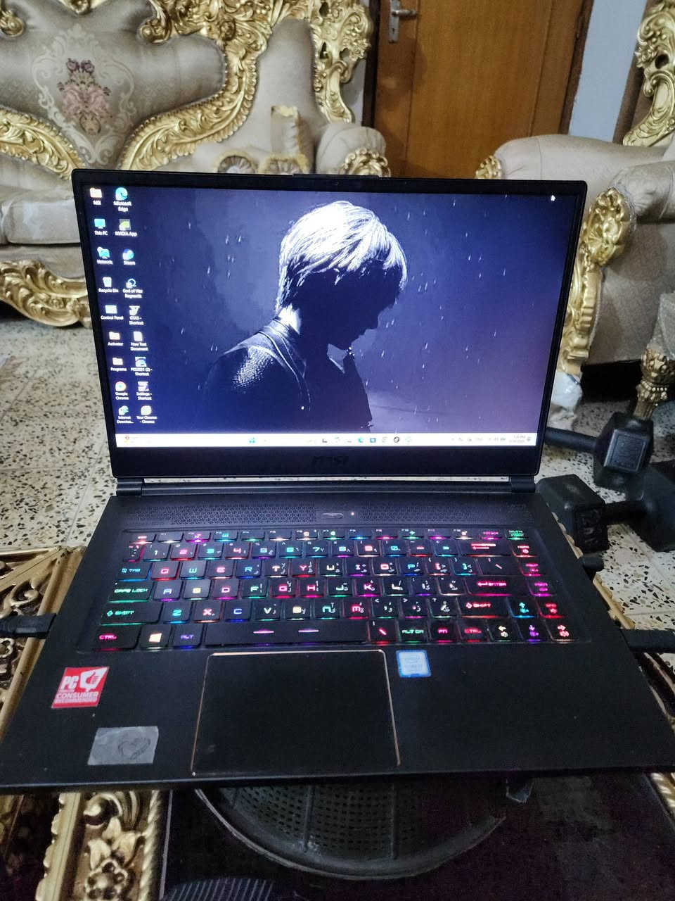 لابتوب msi مخصص للالعاب والبرامج الثقيلة مواصفاتة موضحة بلصورة كارت شاشة gtx 1070 تردد الشاشة 144 هرتز شحن سريع وتطول ساعتين ونص تصفح بدون شاحن منزل بيهة اقوة الالعاب السعرة 600 وبيها مجال للشراي للاستفسار الاتصال على الرقم ***********
