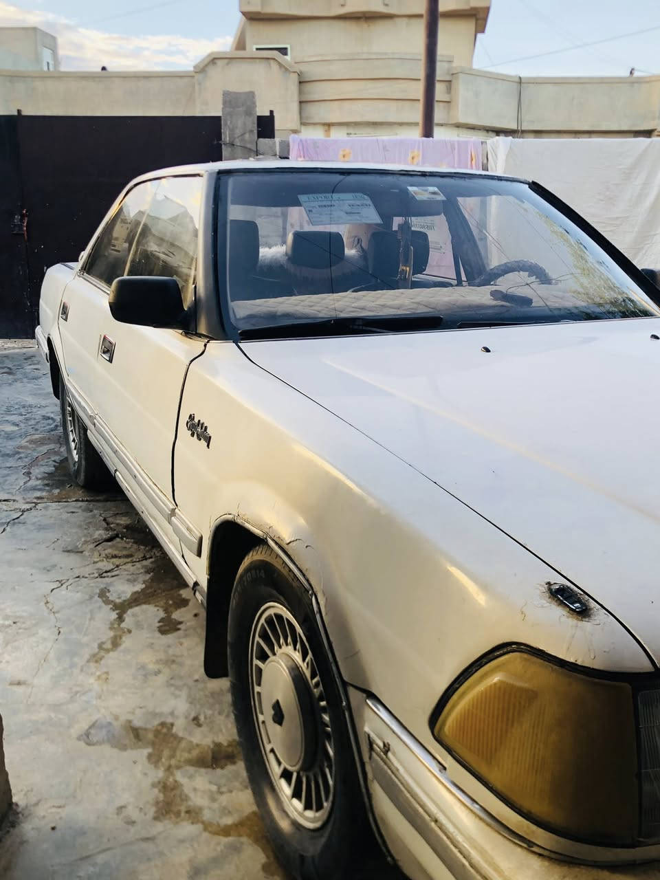 اسلامو عليكم سياره هرتوب نضيفه بلادي ما محور فقط المحرك بي يطغ باغي كله شغال شرط مسجله مشروع وطني مكان السياره الشرگاط السعر ٣٠وبهيه مجا رقم الهاتف ***********
