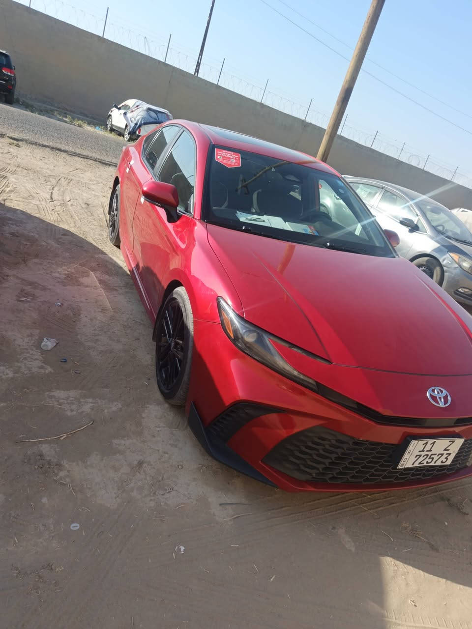 كامري موديل 25 كفالة أي صبغ مابيه صور الحادث مرفقه بصور فول مواصفات ماشيه,15الف السعر 23ونص مكاني بغداد ***********
