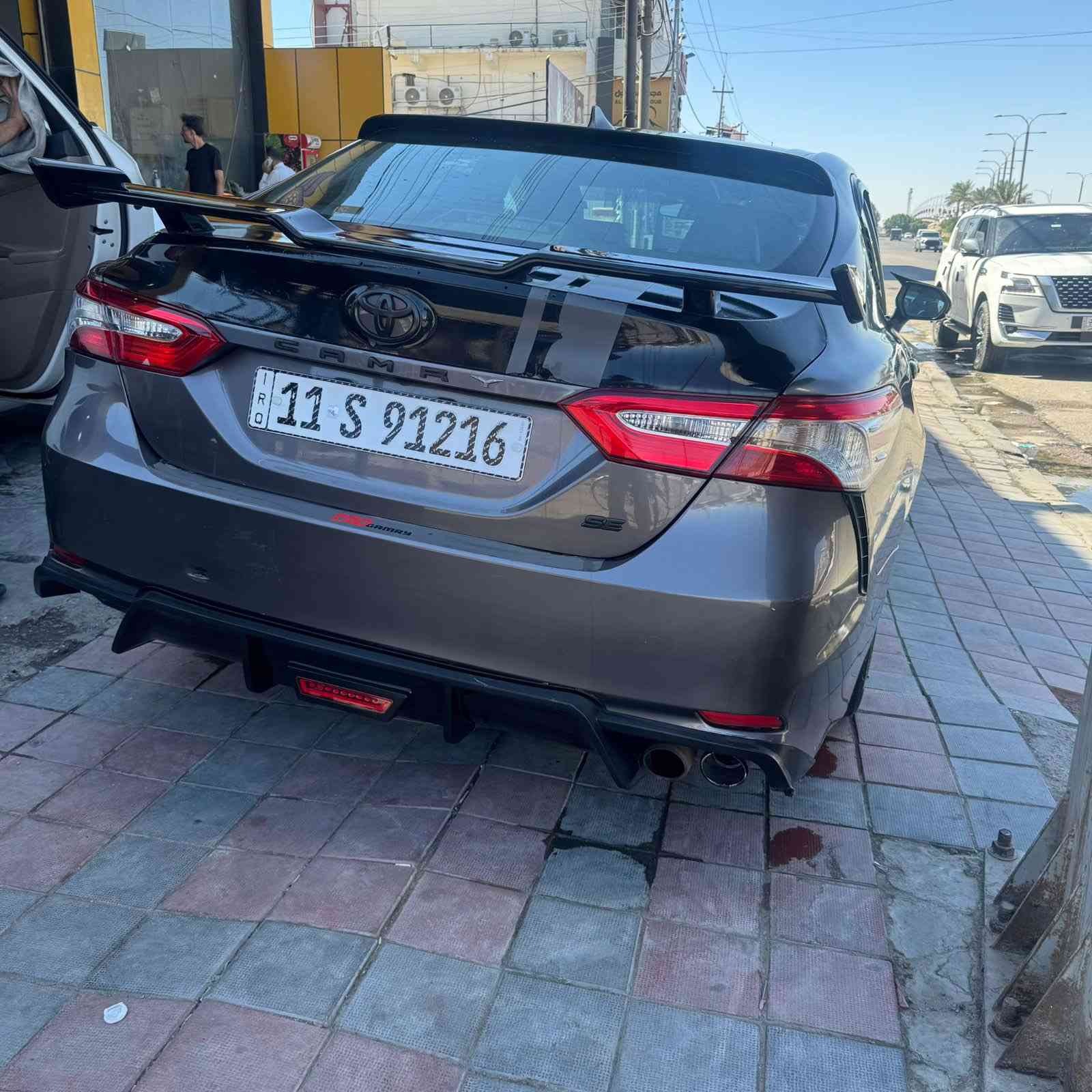 للبيع كامري موديل 2020 مواصفات se رقم بغداد أنكليزي هزه وسنويه كامله جديد بيها 6 قطع صبغ بدون دواخل الون رصاصي غير محدد السعر 155 ورقه مكان الانبار الفلوجه رقم الهاتف ***********
