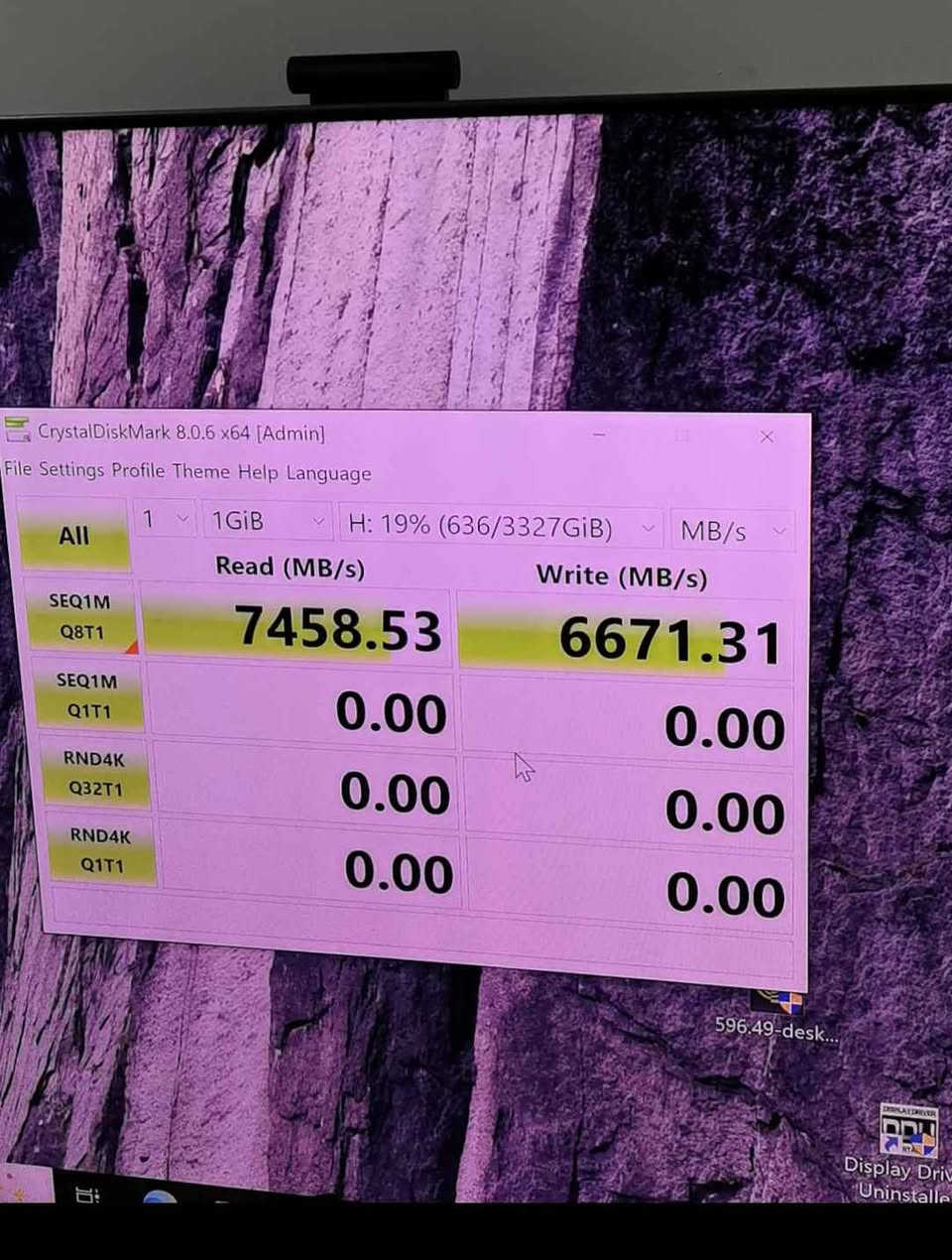 هارد قطعة قوية جدا
بريدتور GM7000 الجيل الرابع 4TB
للاداء العالي في الألعاب الثقيلة والمونتاج
من مميزاتهه يأتي ب DRAM Cache و Massive SLC Cache
وبعد مميزات اخرى

القطعة مستخدمة ٢١ يوم فقط كما موضح بالصورة ب برنامج دسك انفو
هيلث ١٠٠٪
يعني اخو الجديد

السعر  550 الف دينار كربلاء, العراق


**إذا كنت صاحب هذا الإعلان وتريد حذفه لأي سبب، رجاءا أرسل رسالة إلى الدعم الفني**