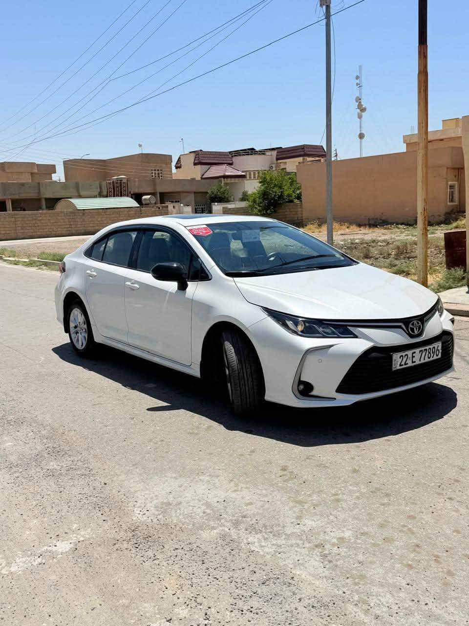 السلام عليكم..
كورلا خليجي موديل 2022 ساز 
فول مواصفات 
بصمة فتحة سقف 
تبريد قطعتين 
رقم اربيل شرط التحويل 
ماشي 107 الف كيلو متر 

***********
***********
