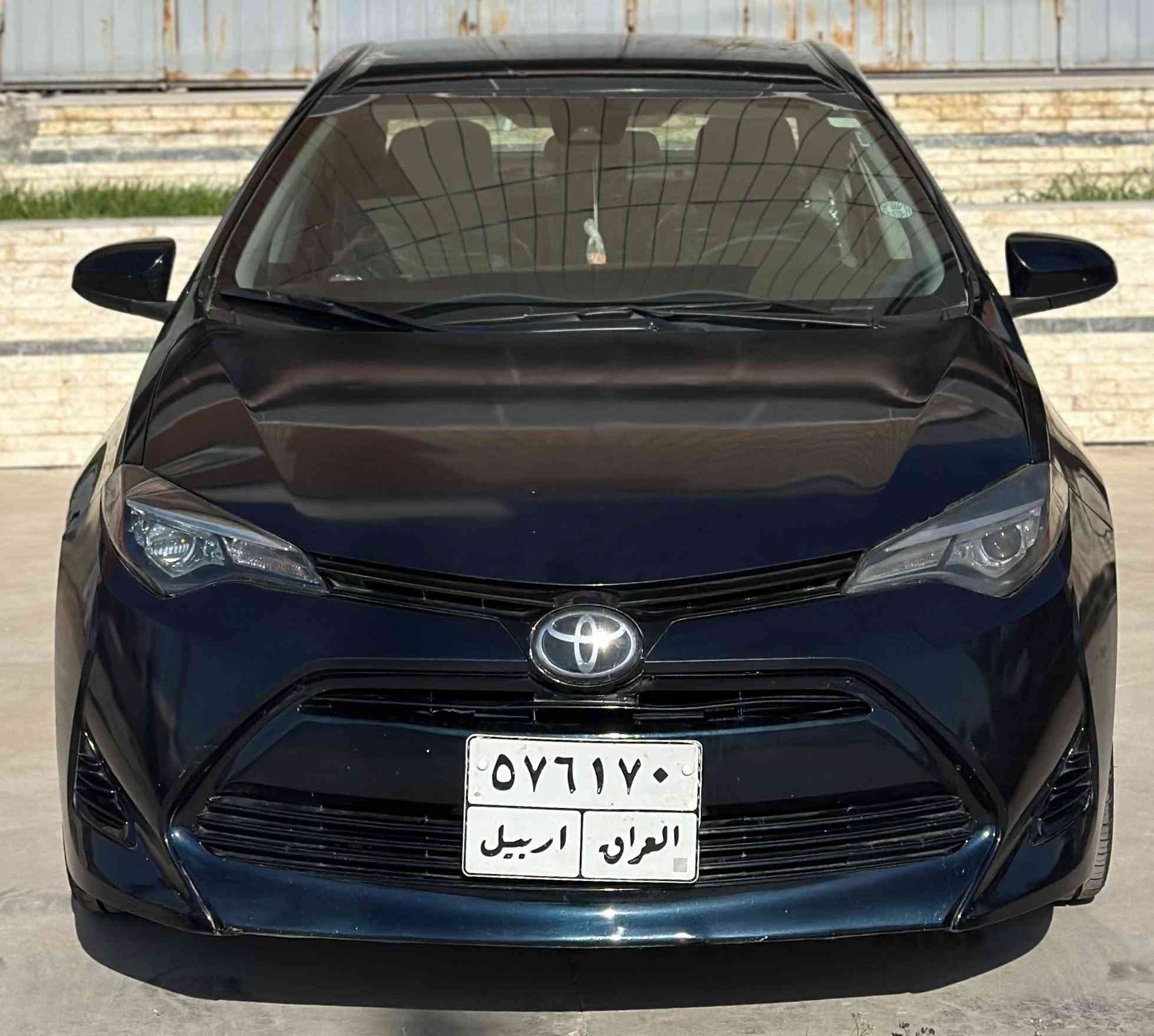 للبيع كورلا LE
السعر 132 بيها مجال 
***********
موديل 2018 
تحكم ستيرن 
تثبيت سرعه 
رادار بلادي
حجر بلادي 
ويل كب SE
كاميرا خلفي 
تايرات جديد 
كير مكينه بشرط 
داخل لونين رصاصي 
السياره جديد حيل بدون نقص 
سونارها بلمنشور صور الحادث ميطلع 
بدون دواخل بدون ايرباك 
مكان السياره ديالى خانقين
