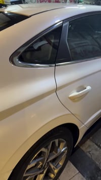 للبيع سوناتا وارد امريكي مديل 2022 حادث جاملغ خلفي جهه السايق  مواصفات...